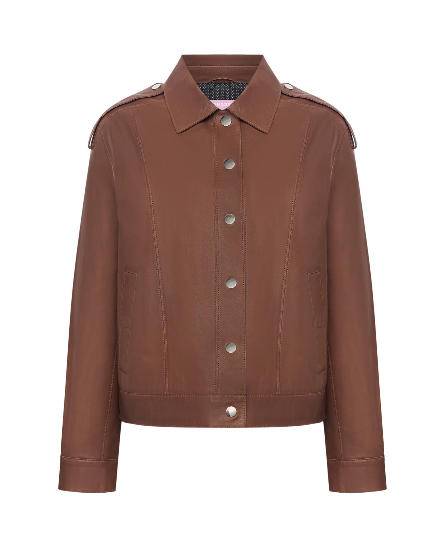 Aviator jacket in genuine leather