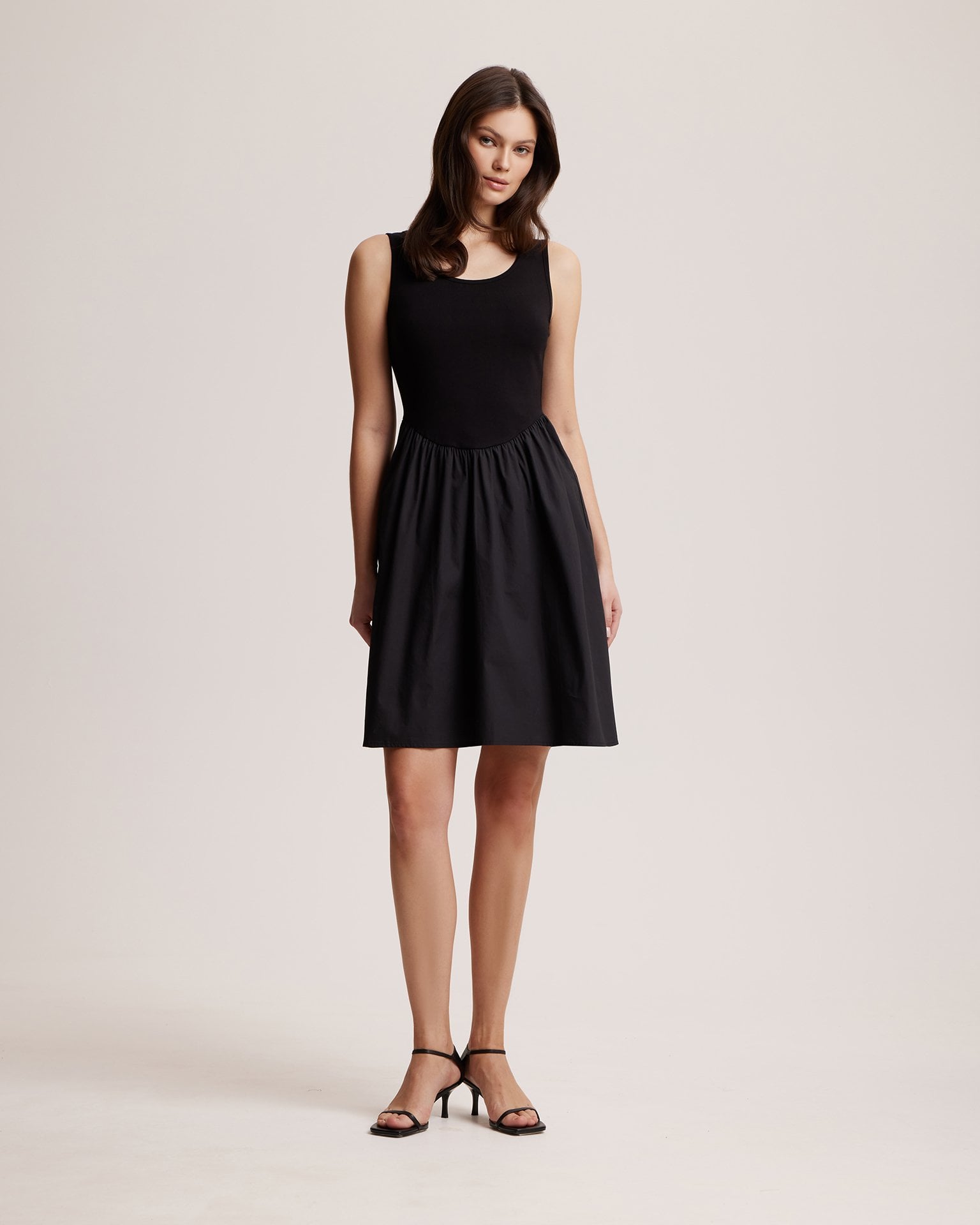 Black Pinafore Dress