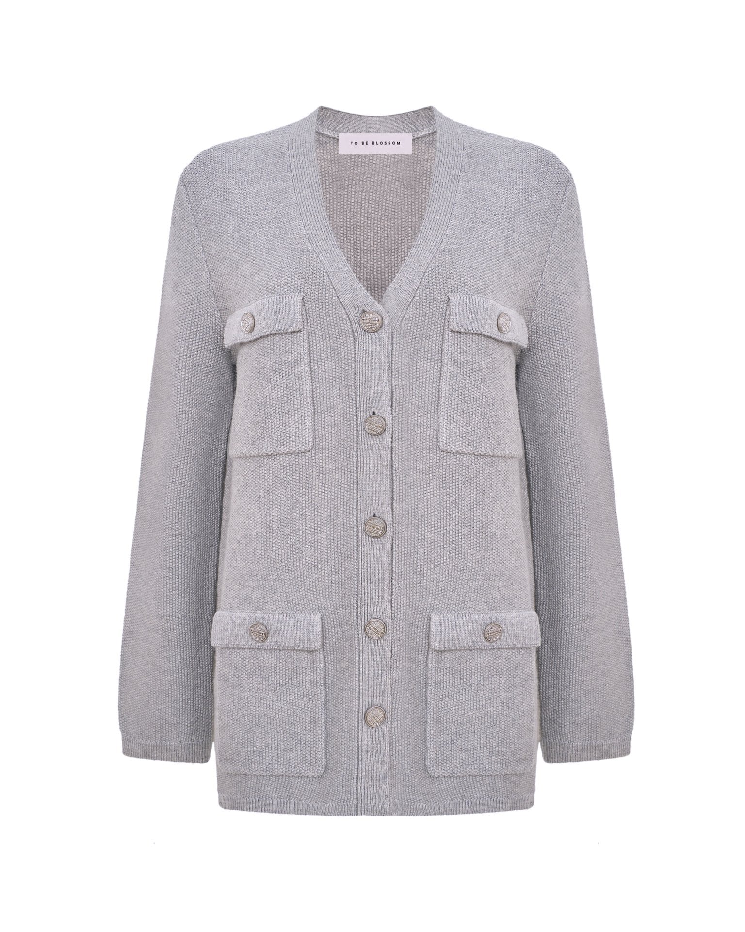 Cardigan with oversized pockets