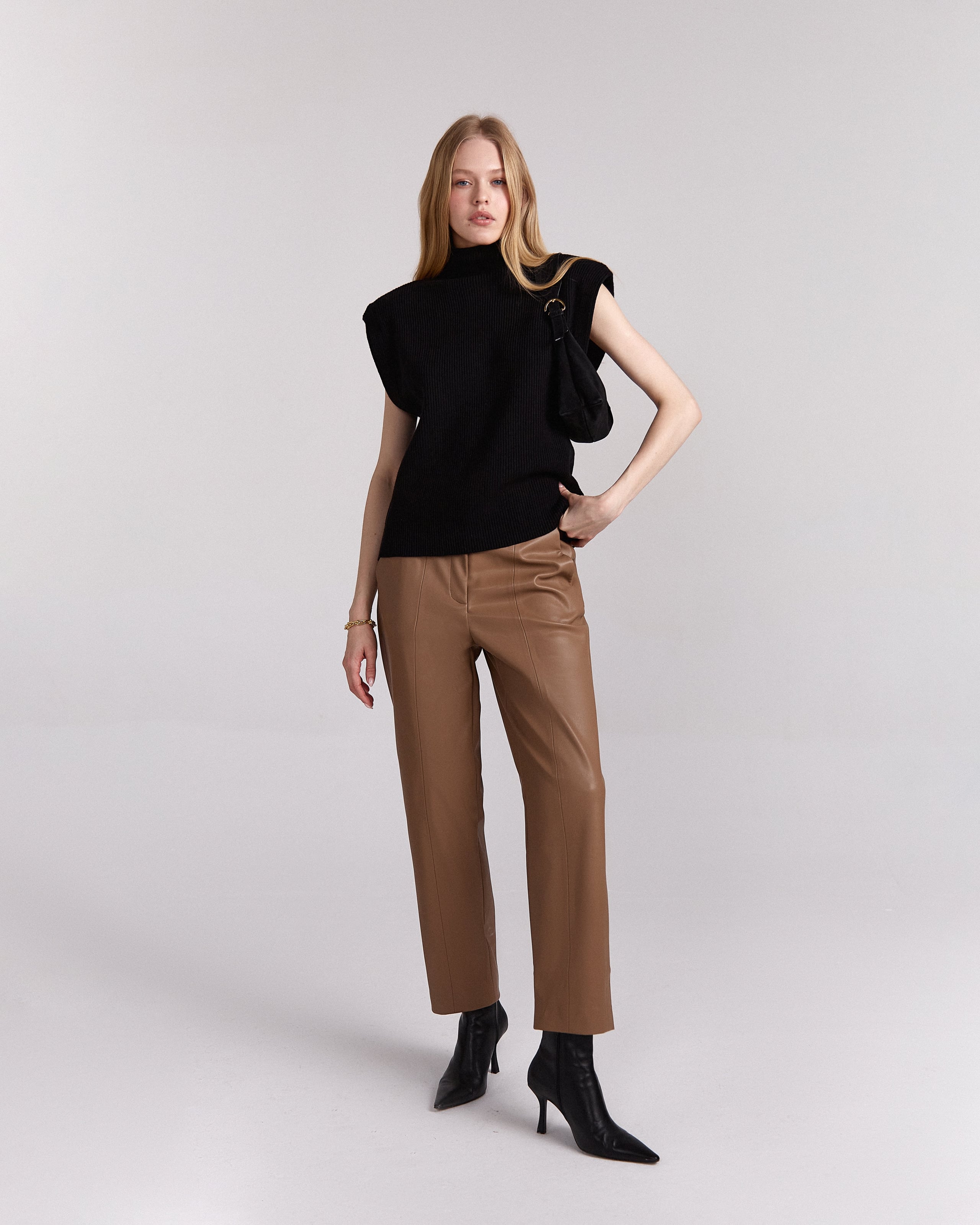 Trousers in a coffee shade