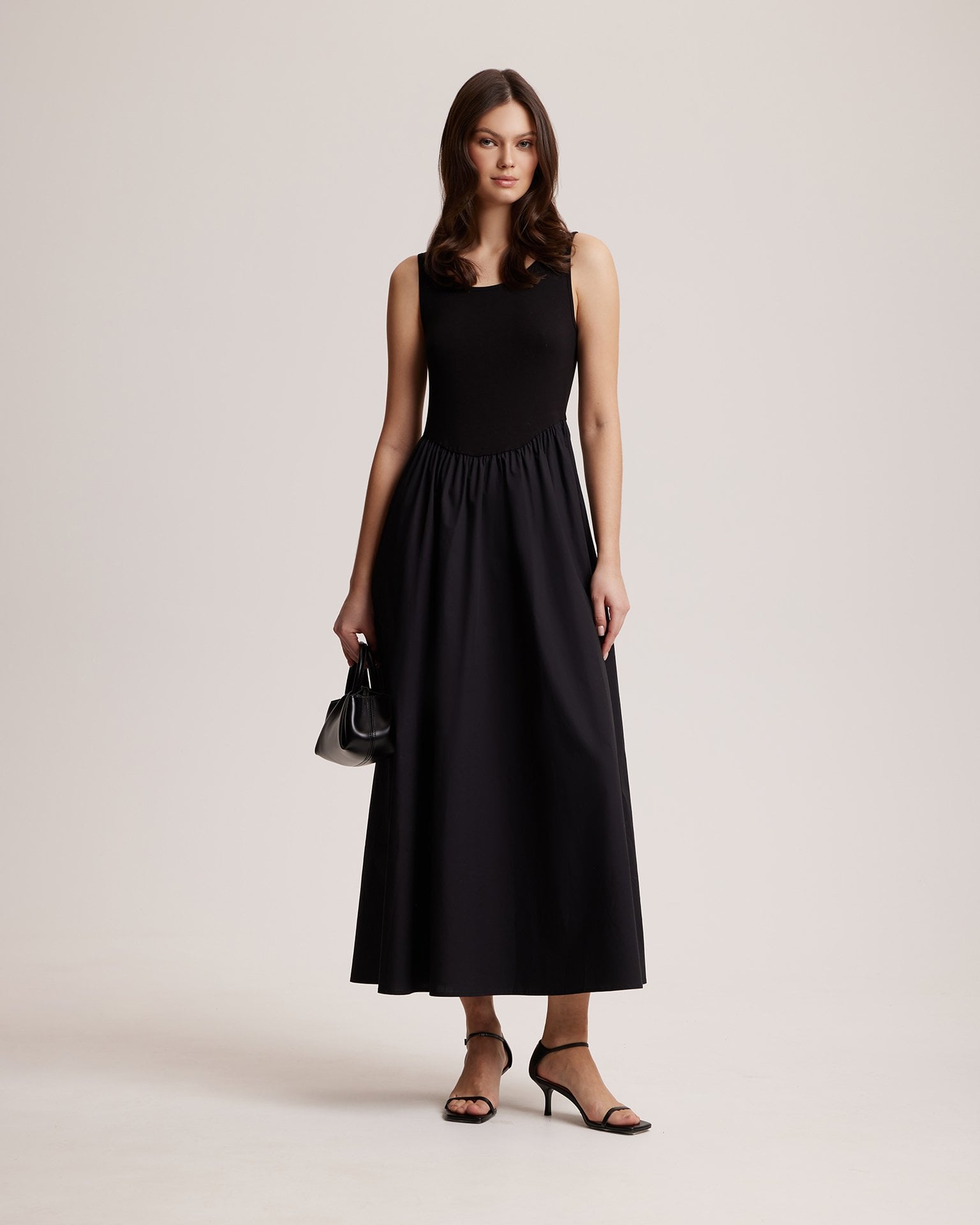 Black Pinafore Dress