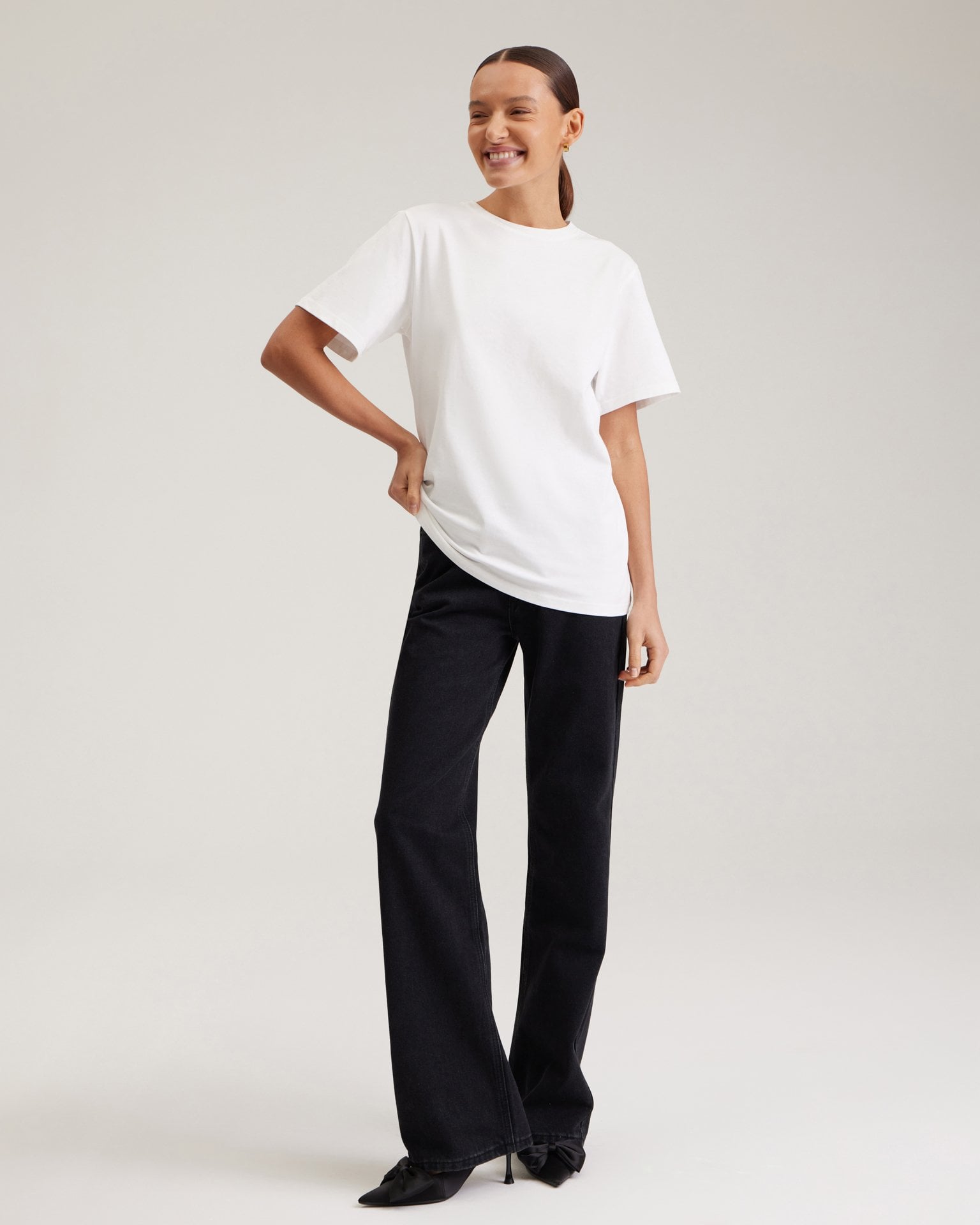 Basic white t-shirt