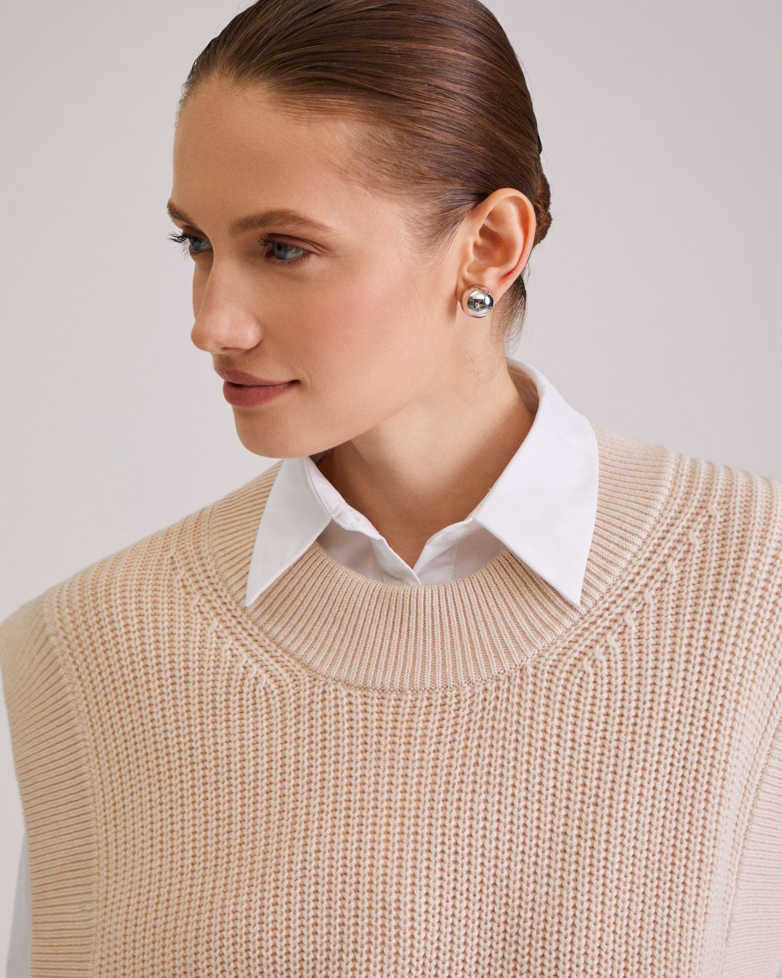 Knitted waistcoat