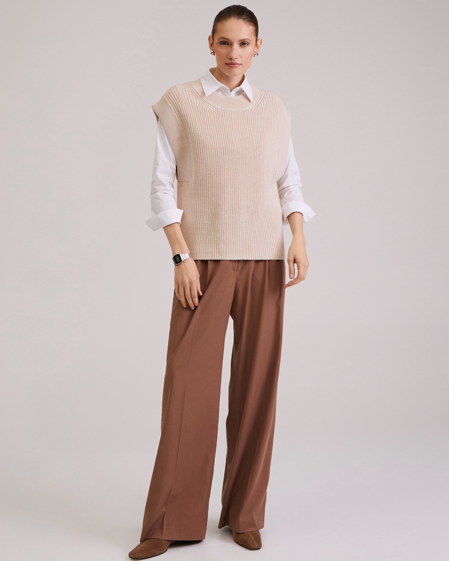 Knitted waistcoat