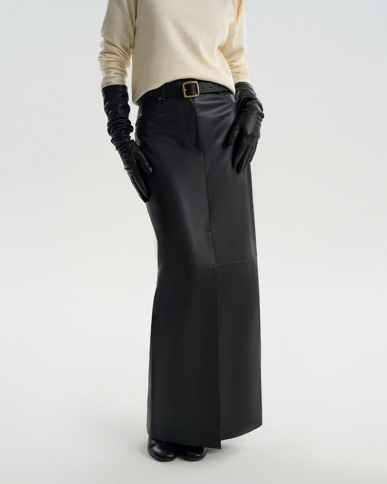 Eco-Leather Skirt