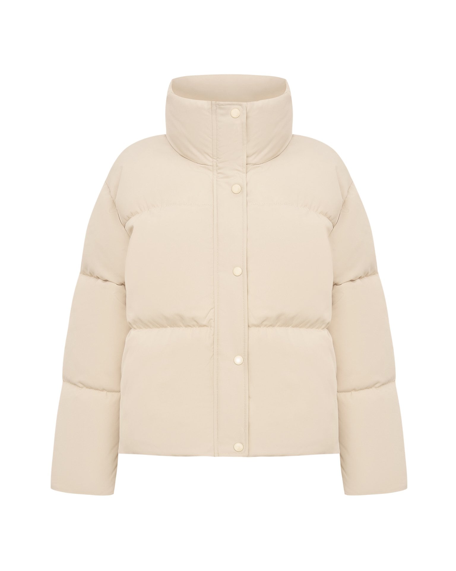 Jacket with high neck