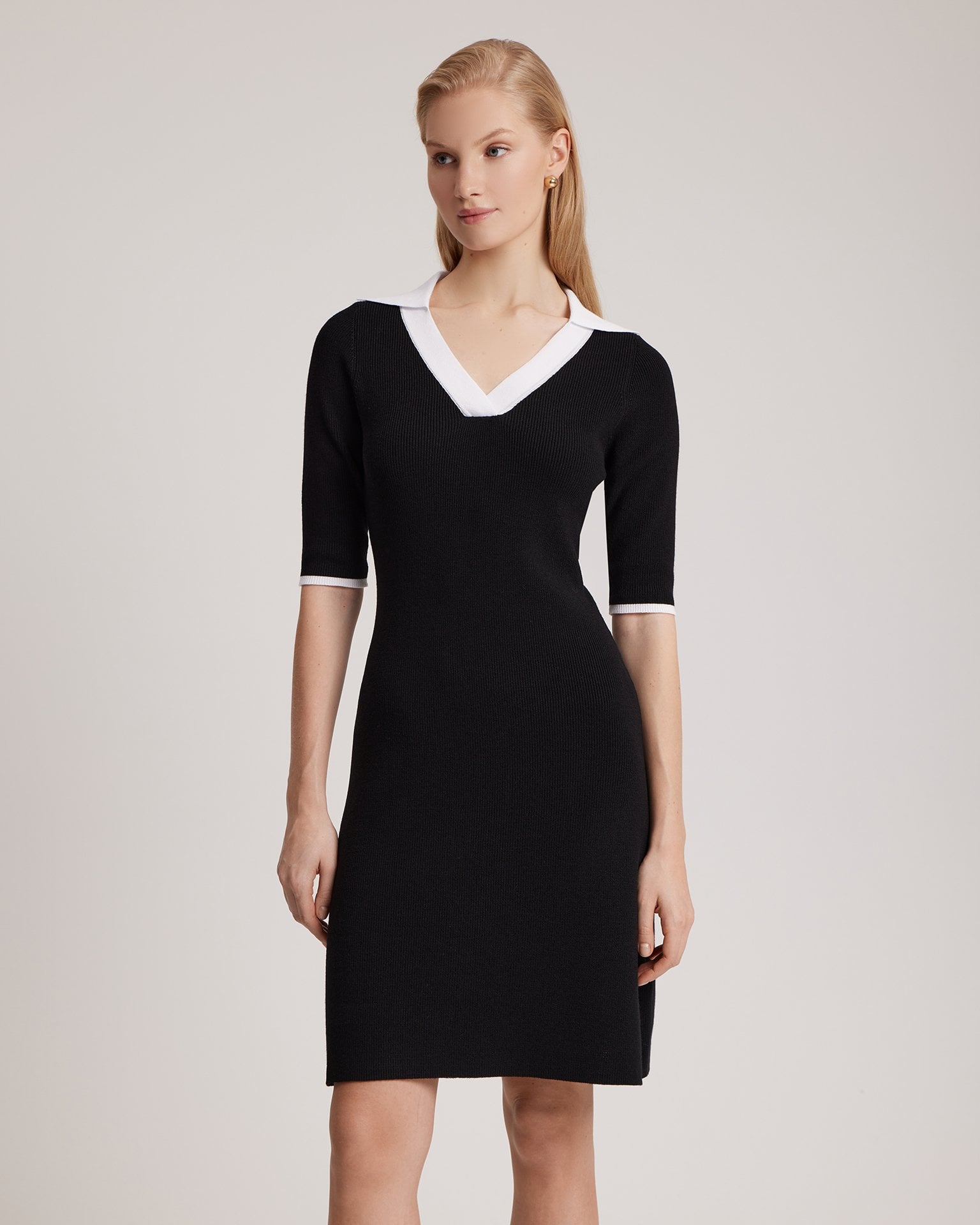 V-neck dress