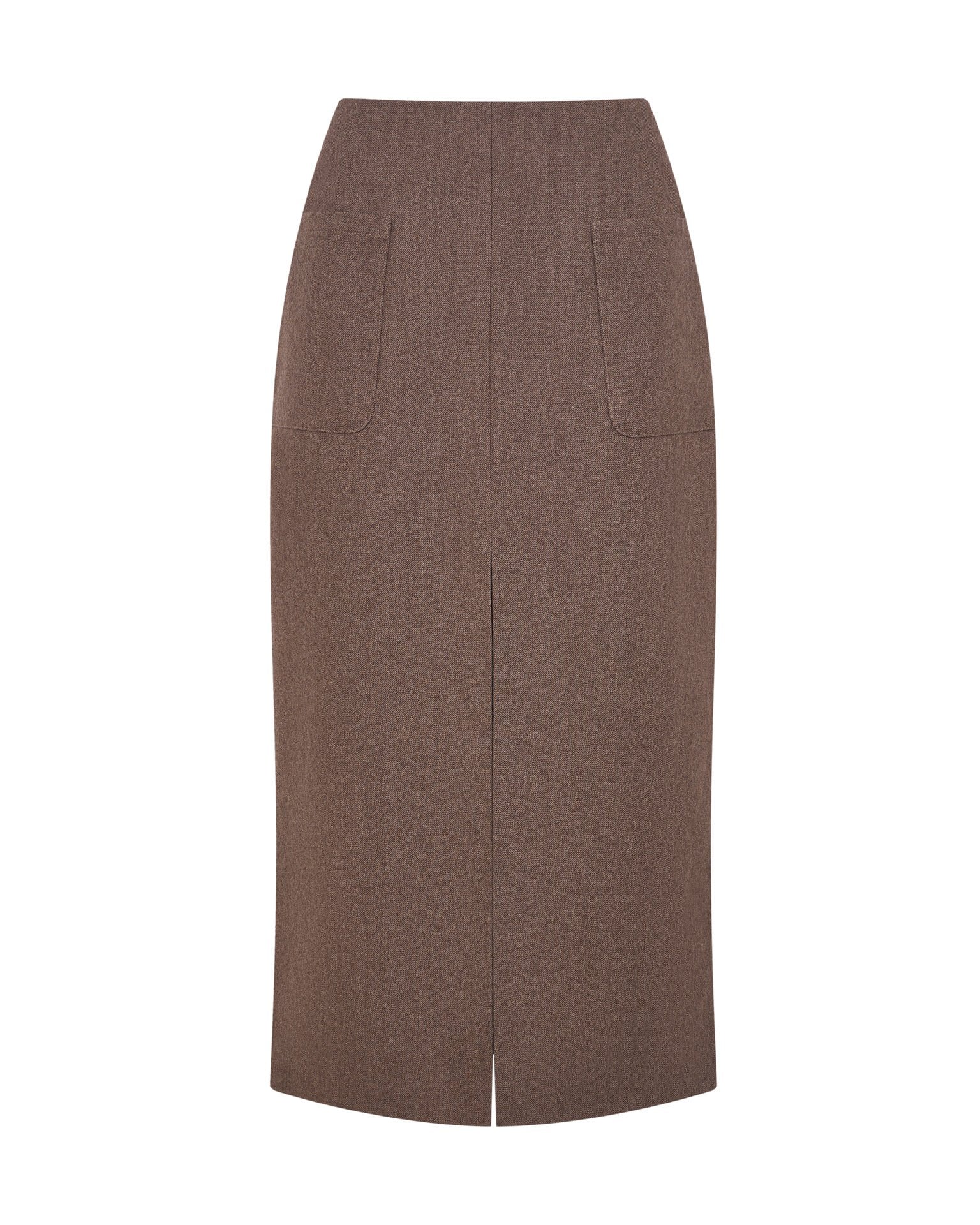 Skirt with Patch Pockets