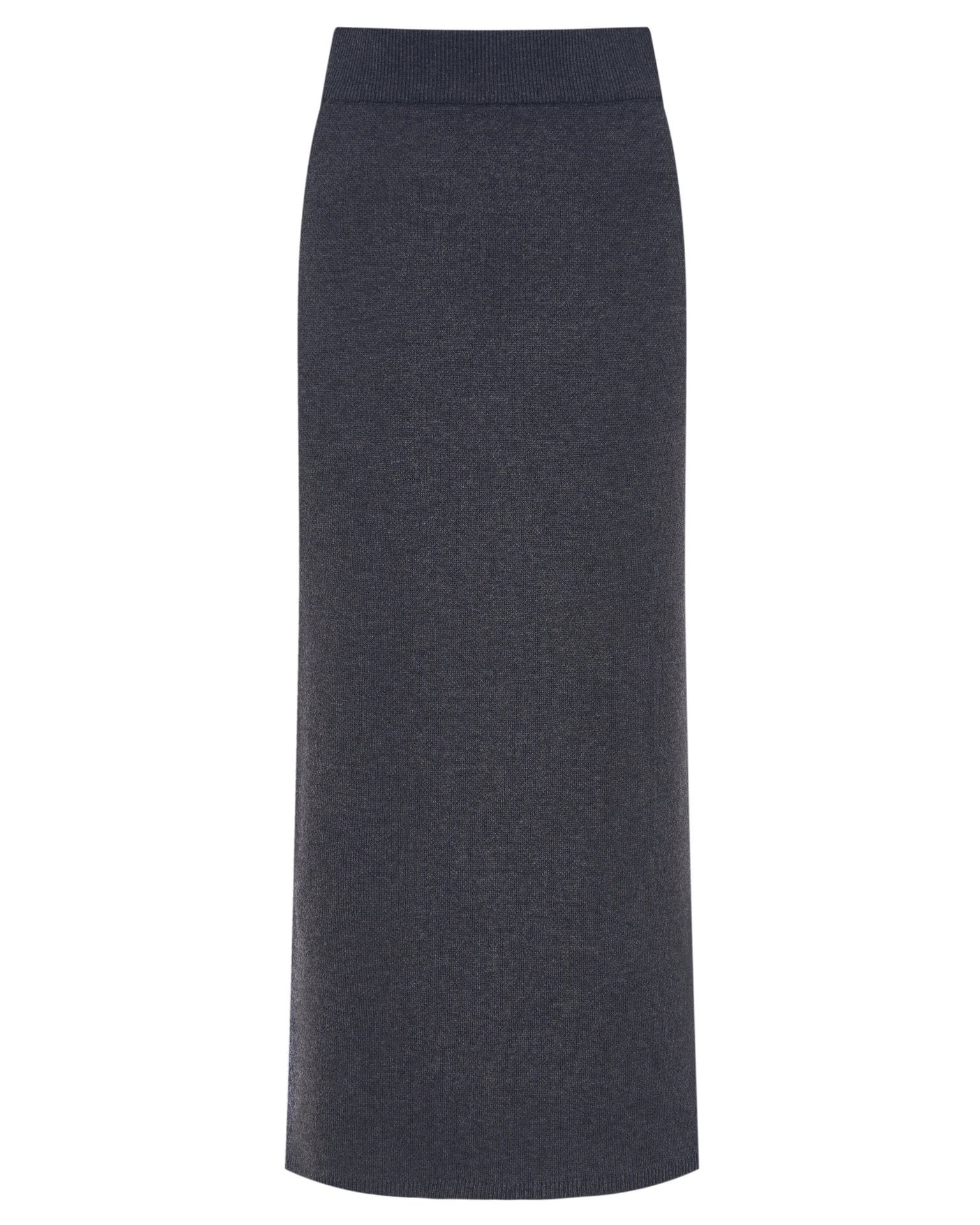 Mid-length knitted skirt