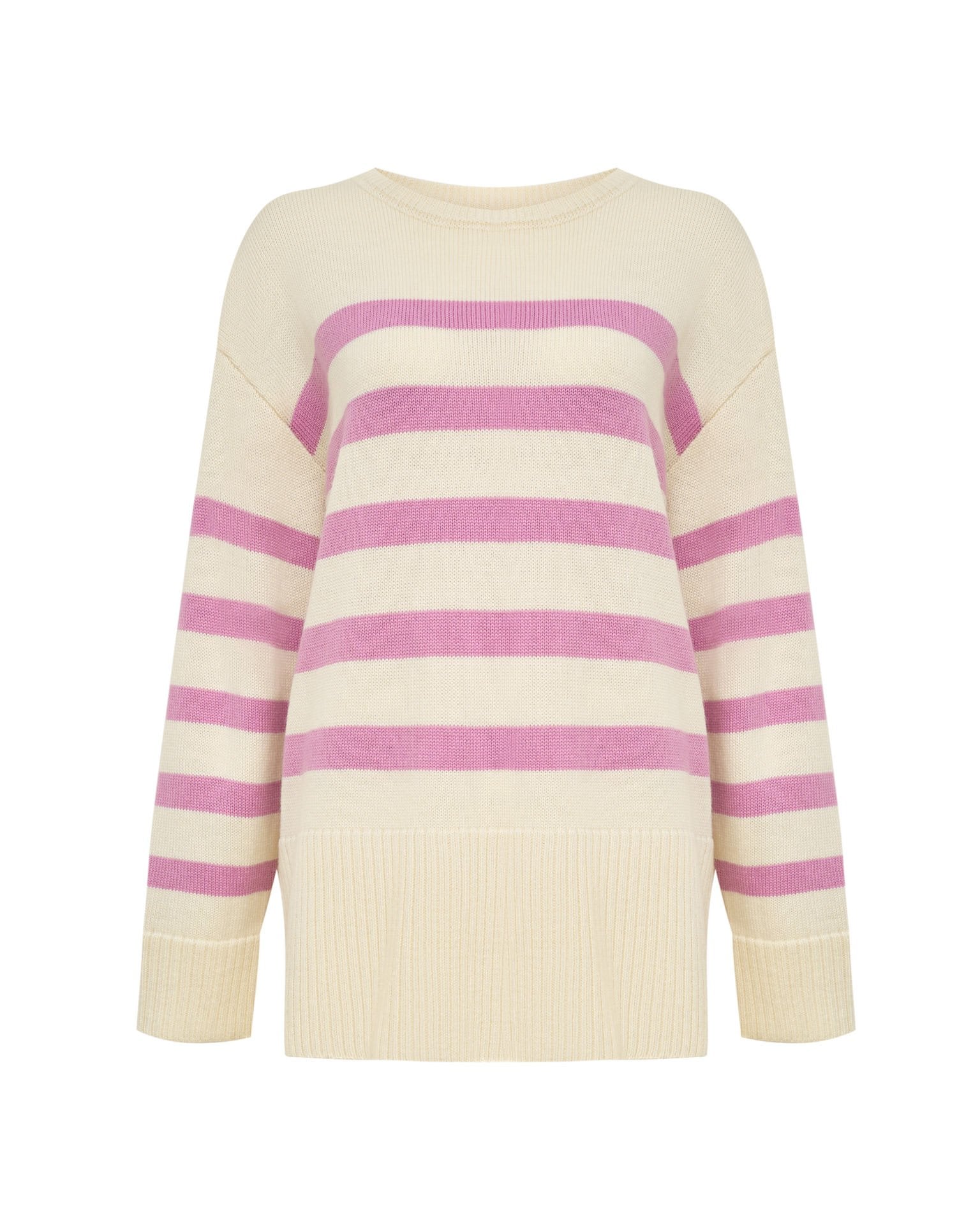 Striped pink jumper