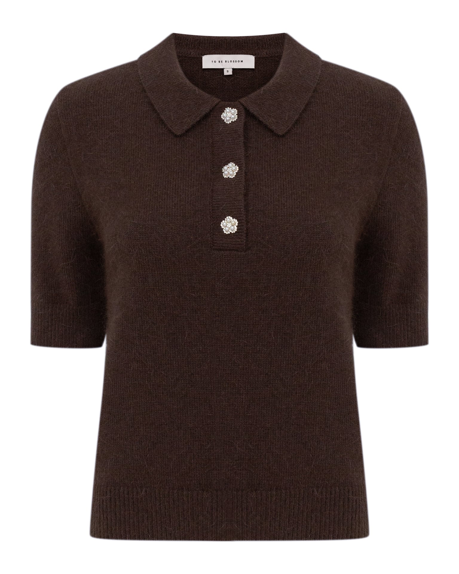 Angora polo jumper