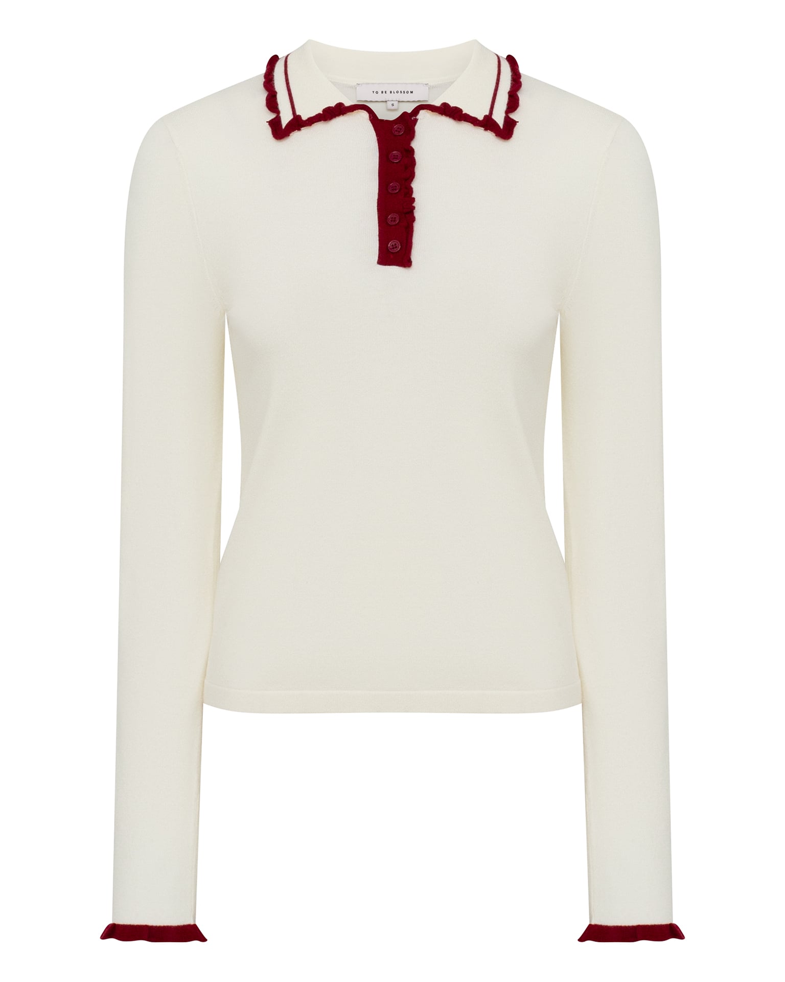 long-sleeved polo shirt