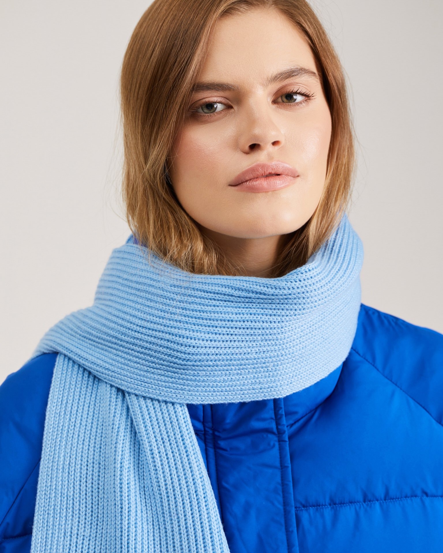 Blue scarf, Blue — photo 4
