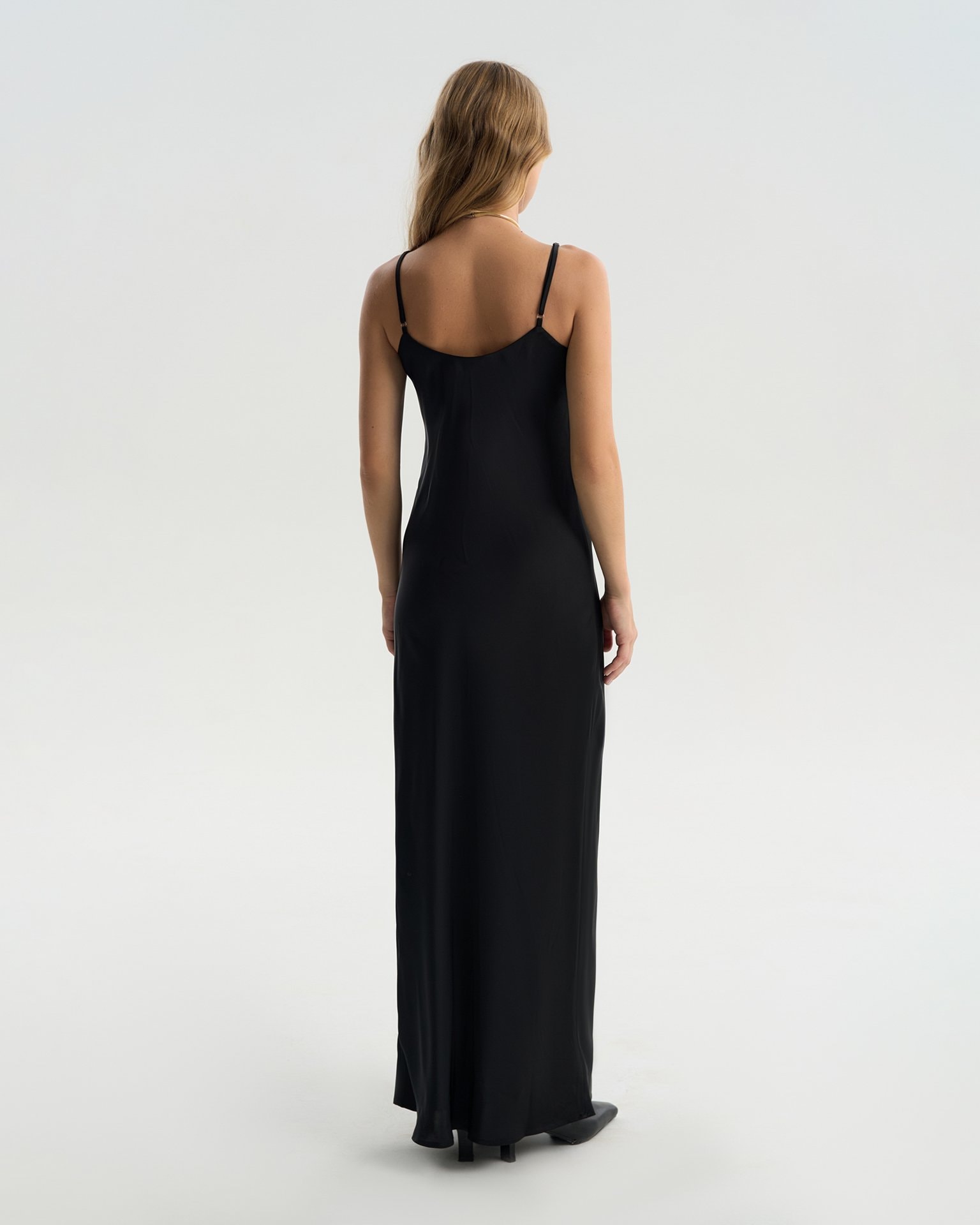 Slip dress, Black — photo 3
