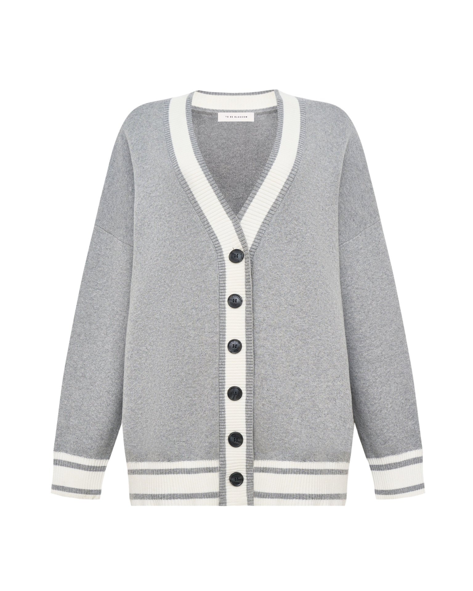 An elongated cardigan, Grey — photo 13