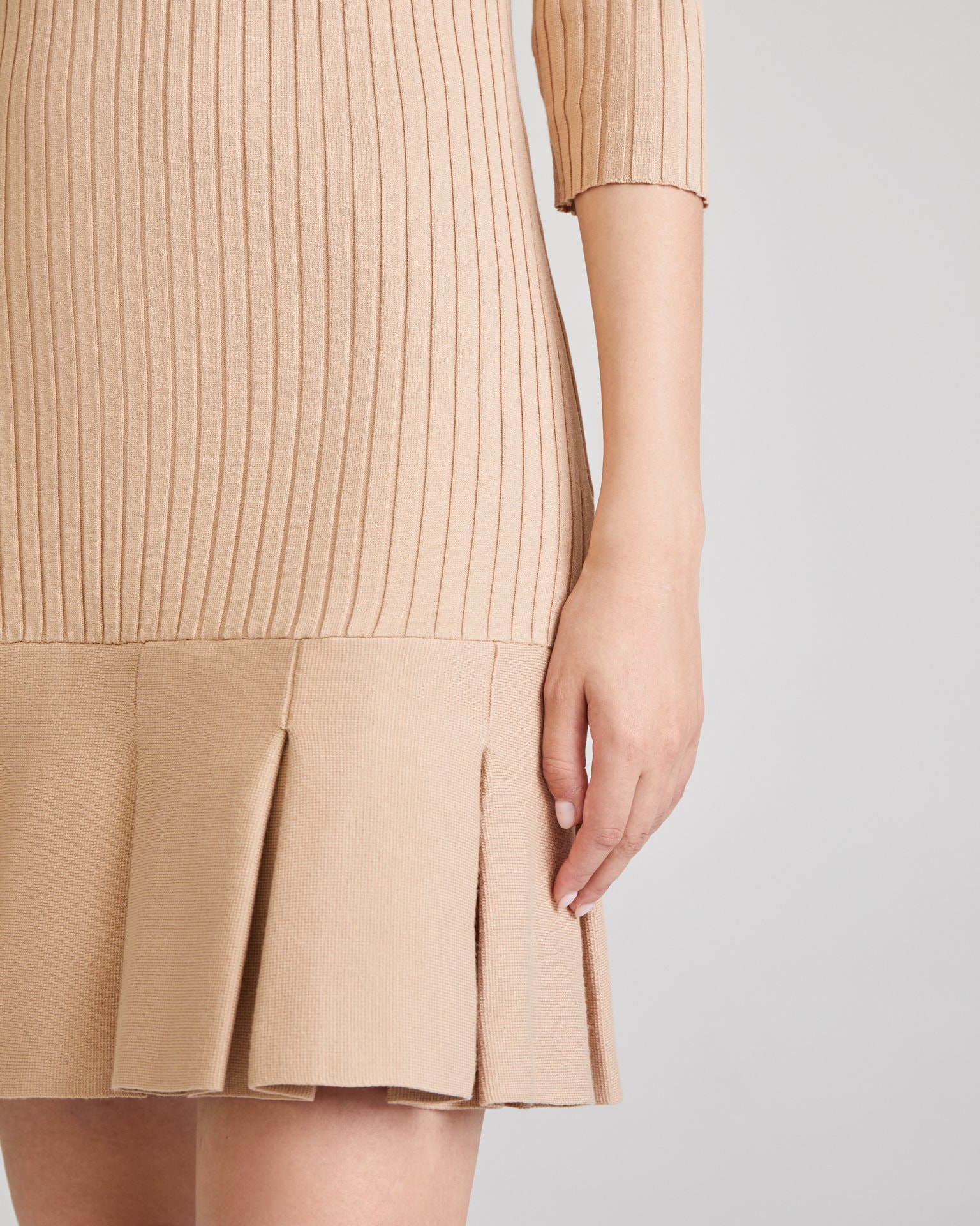 Short Dress, Beige — photo 6
