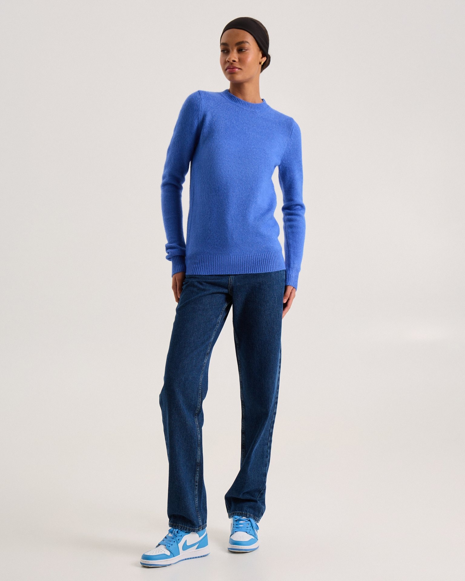 Straight-cut jumper, Blue — photo 5