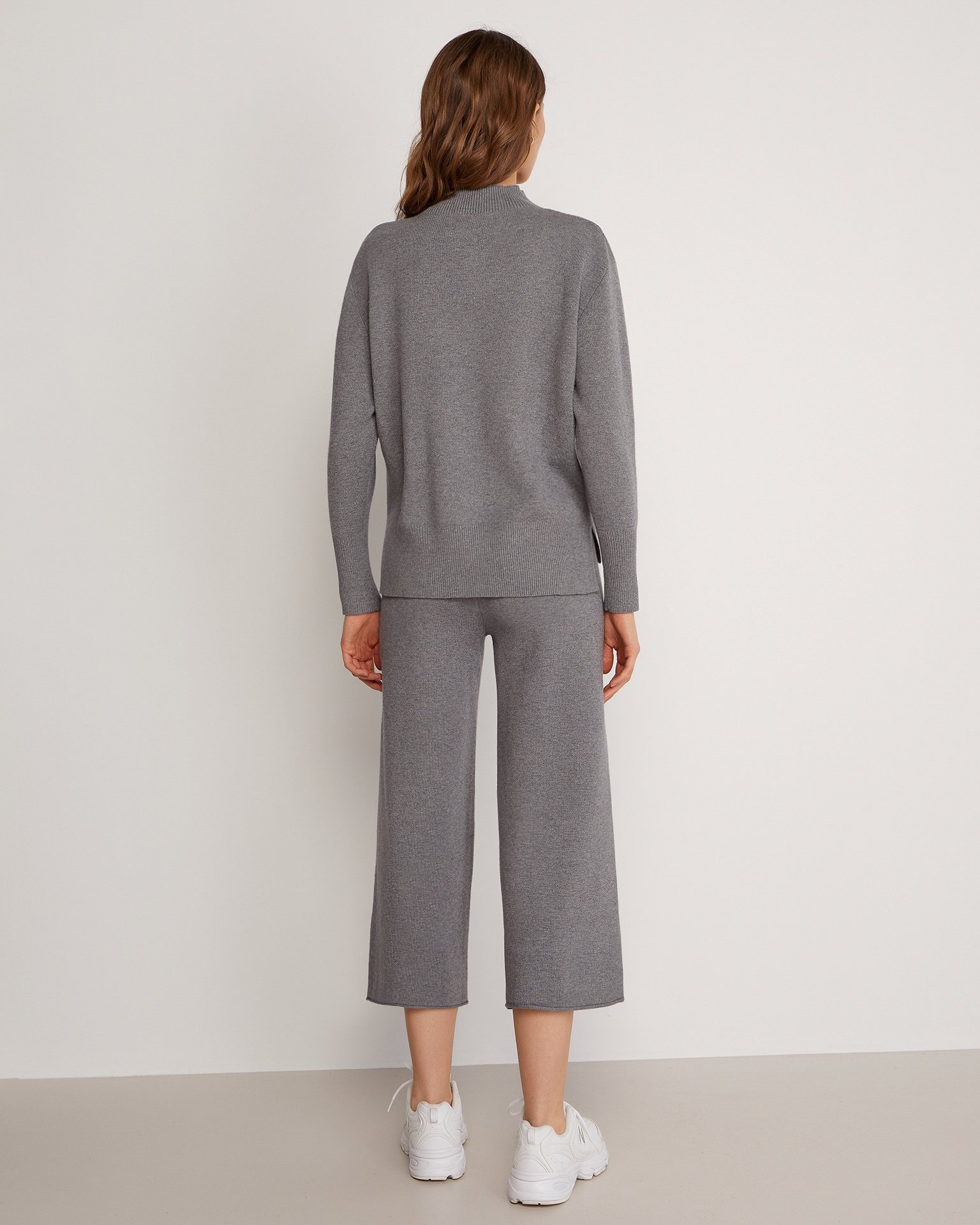 Melange grey suit, Grey — photo 3