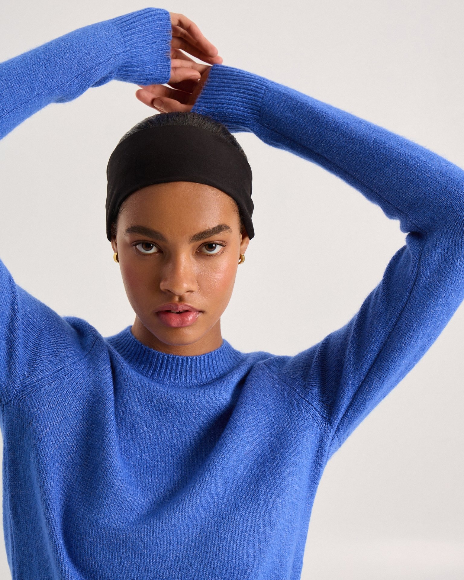 Straight-cut jumper, Blue — photo 3