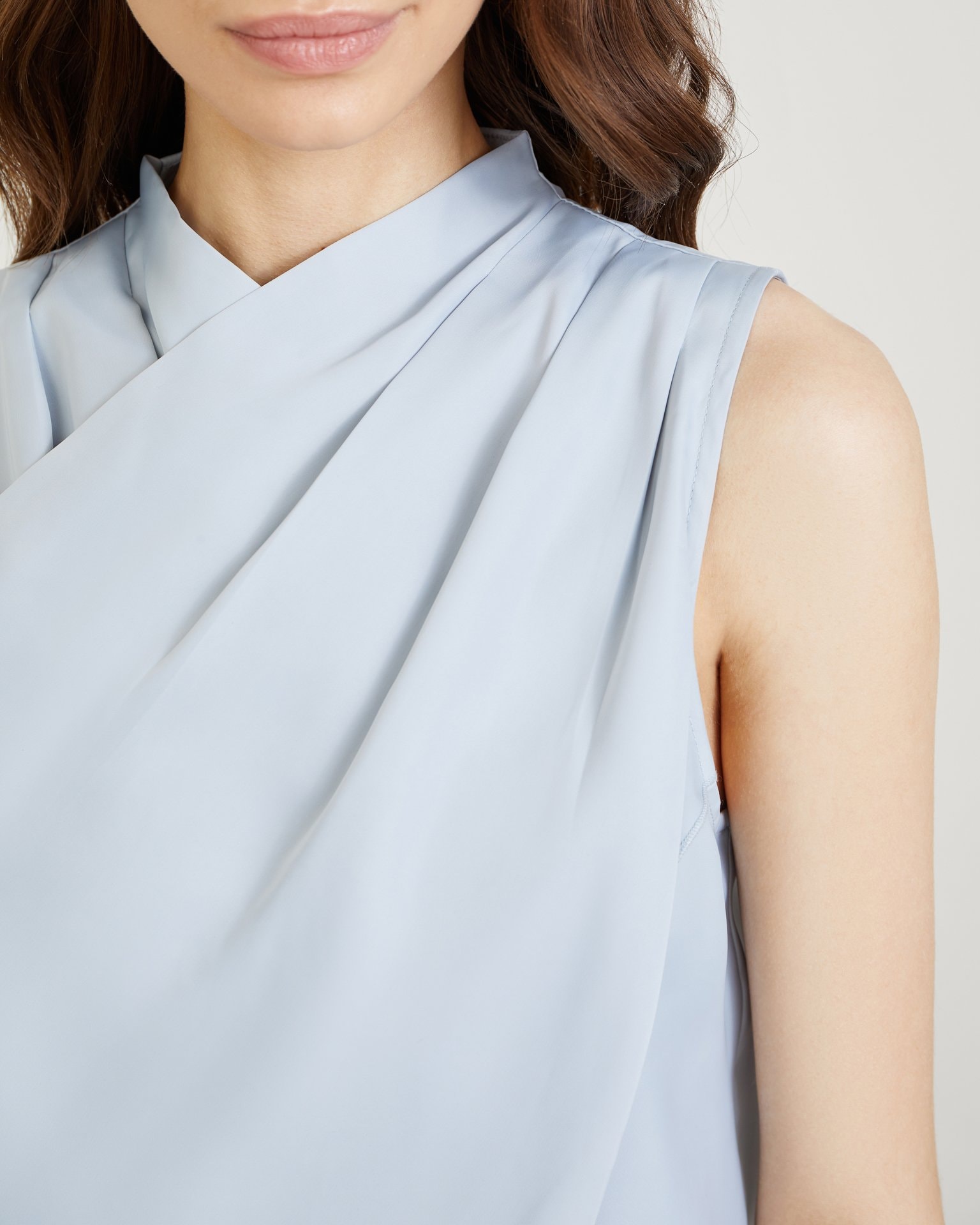 Top with open sleeves, Grey — photo 7