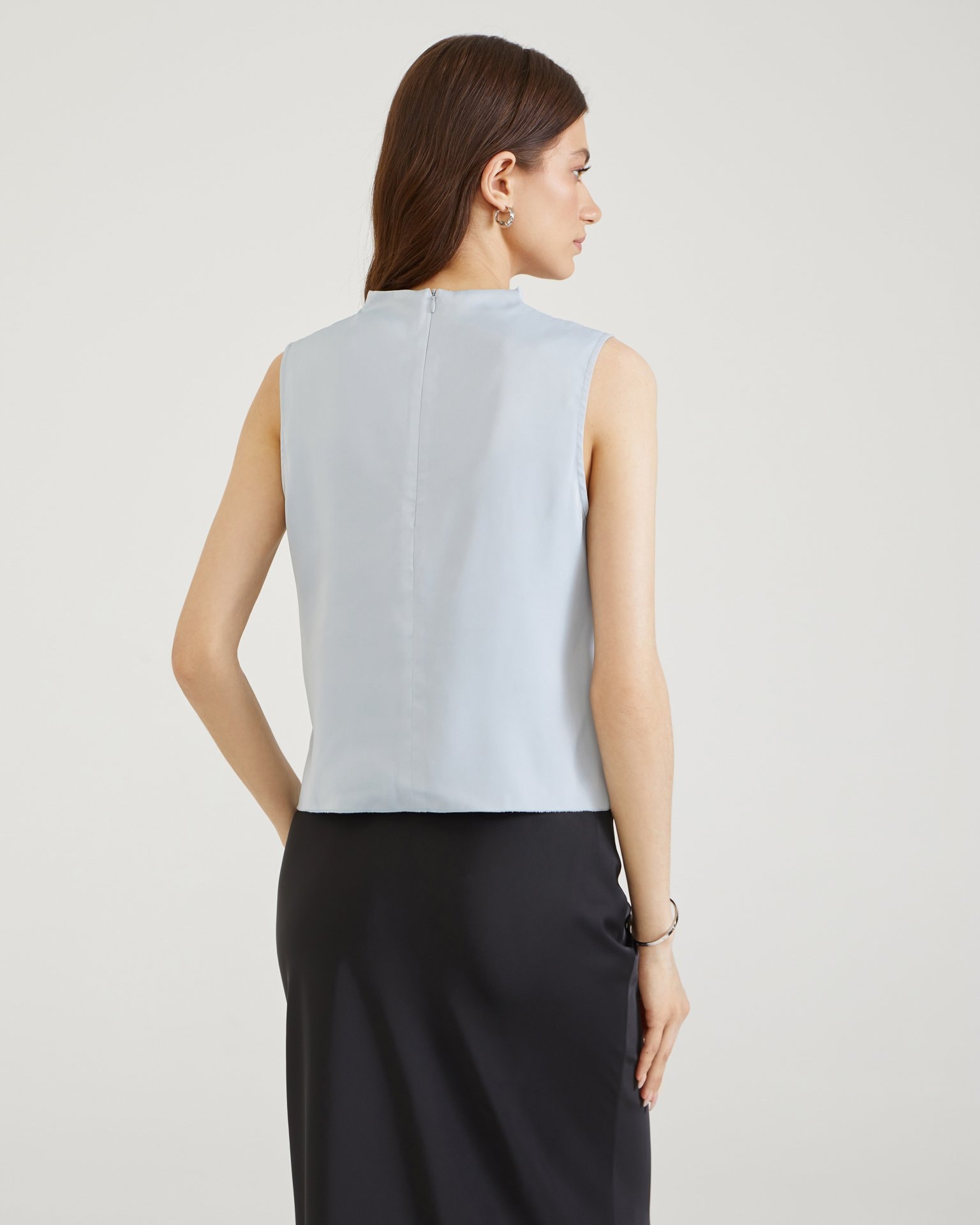 Top with open sleeves, Grey — photo 4