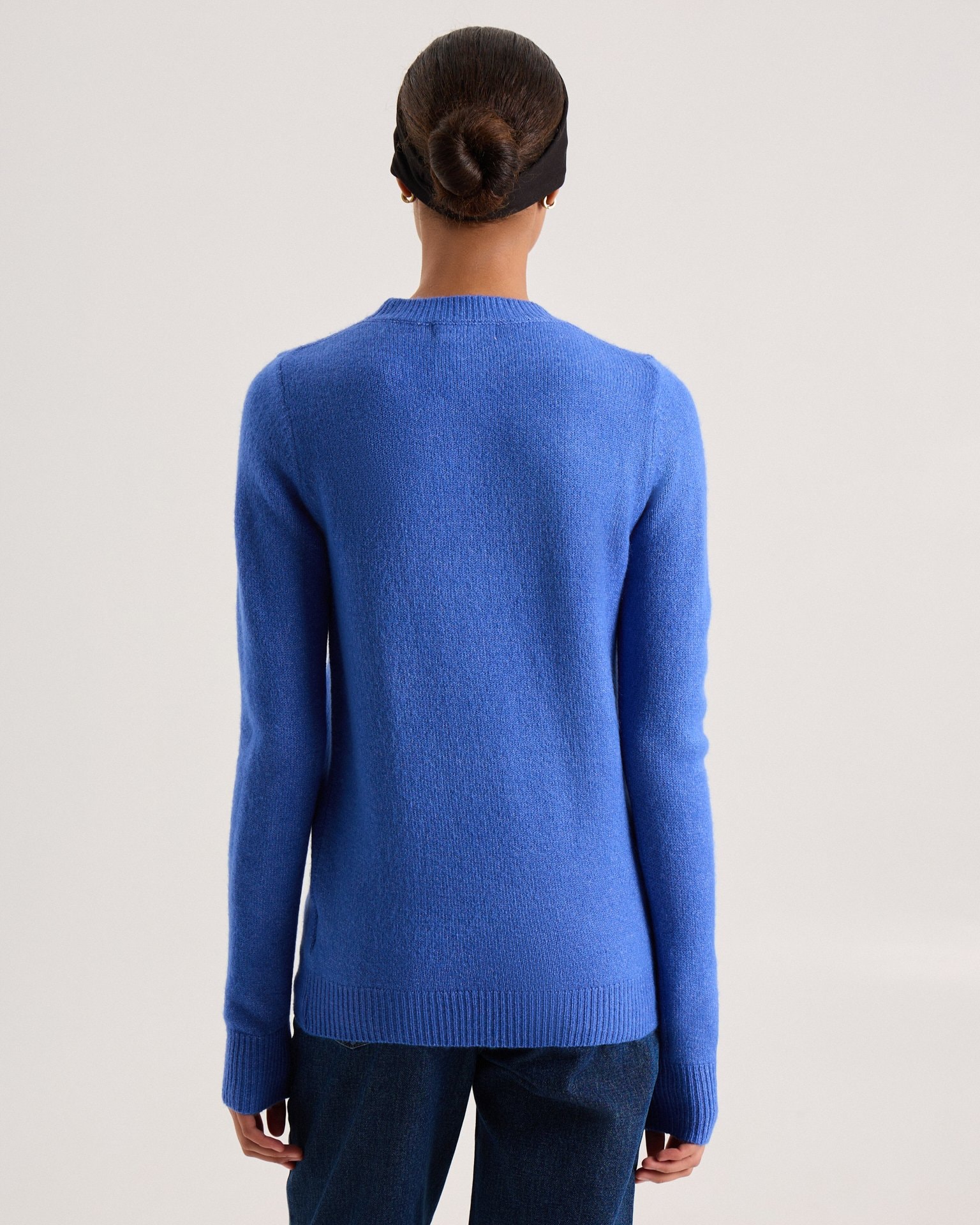 Straight-cut jumper, Blue — photo 4