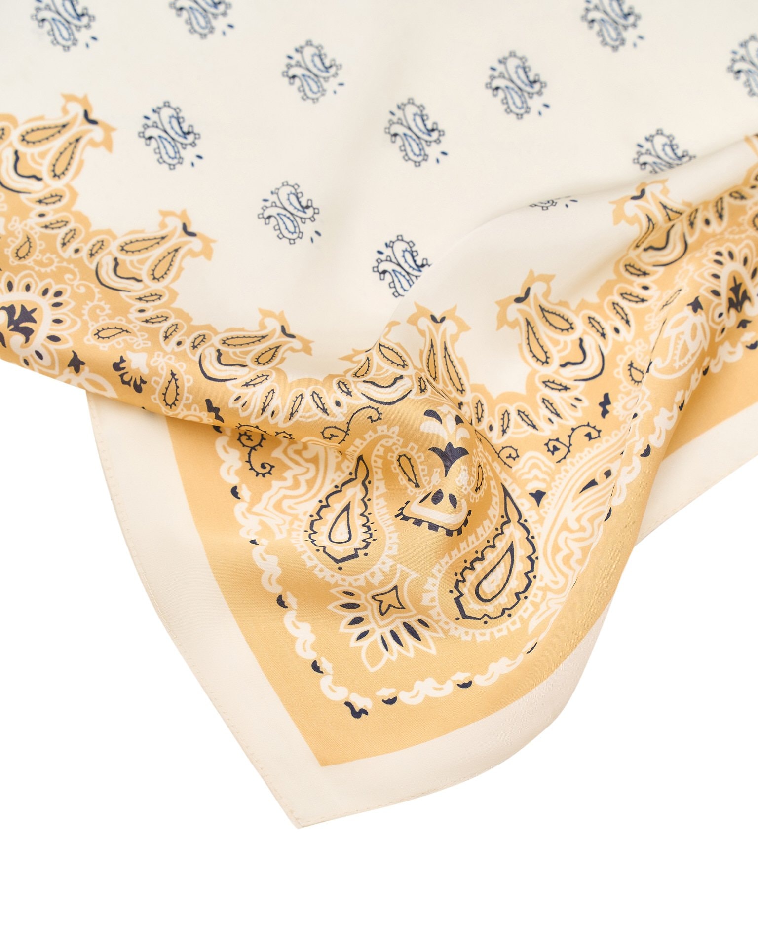 Scarf with Print, Beige — photo 5