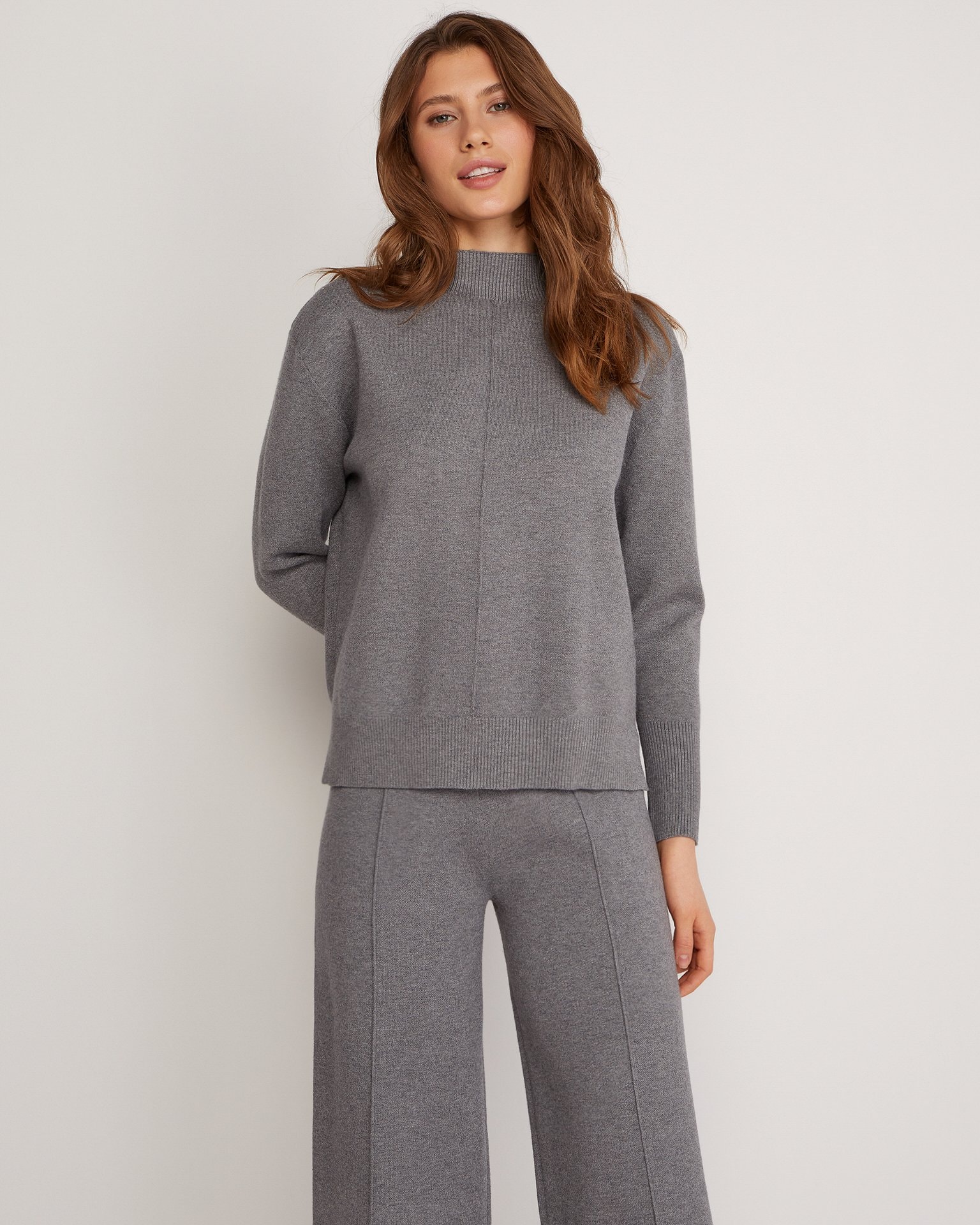 Melange grey suit, Grey — photo 2