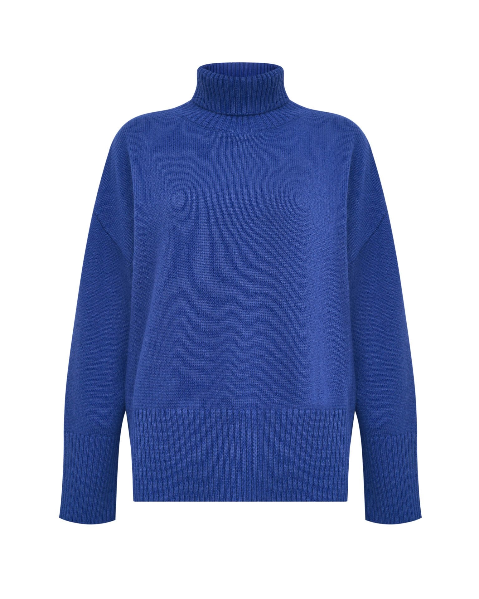 High-neck jumper, Blue — photo 13