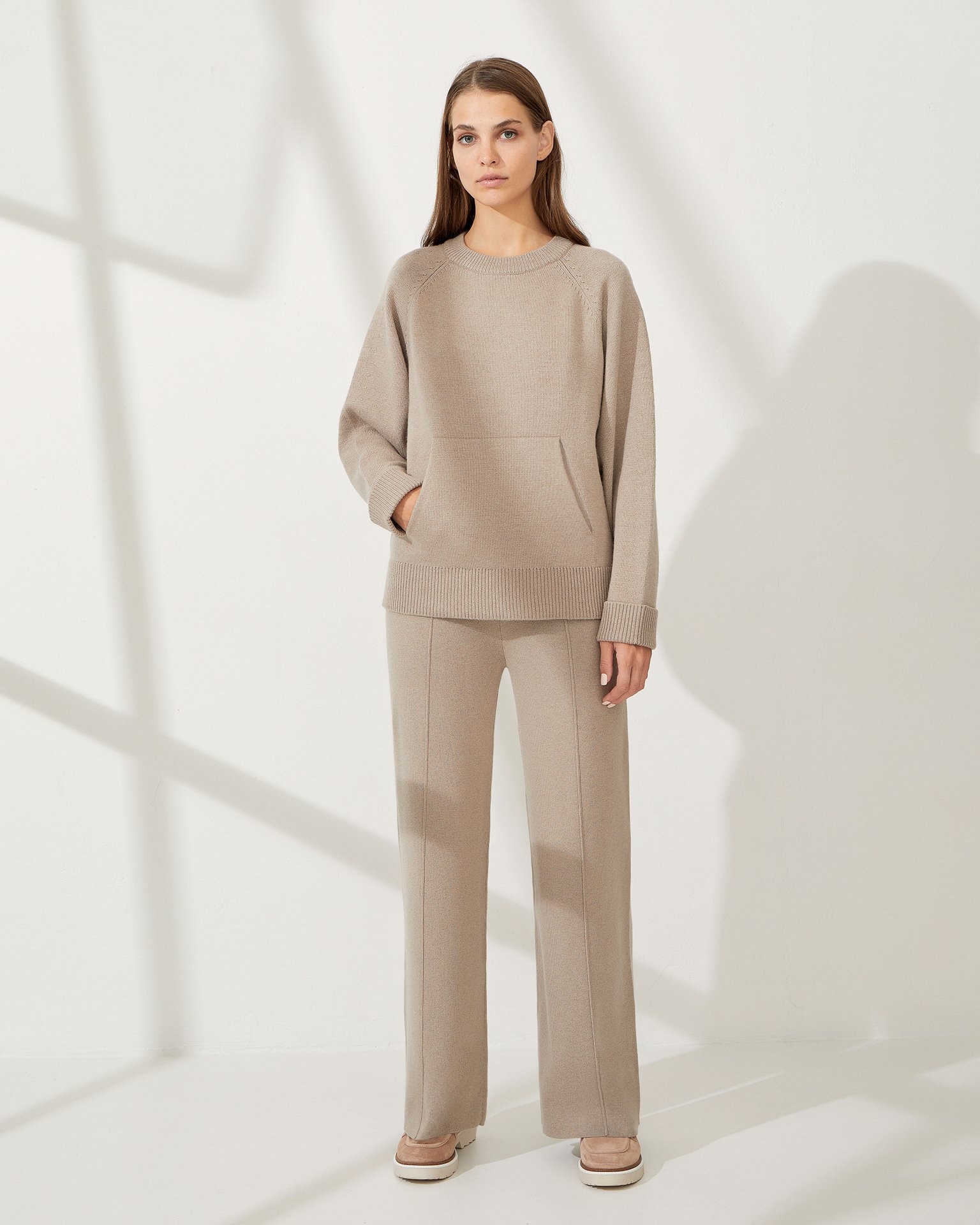 Jumper with Pocket, Brown — photo 2