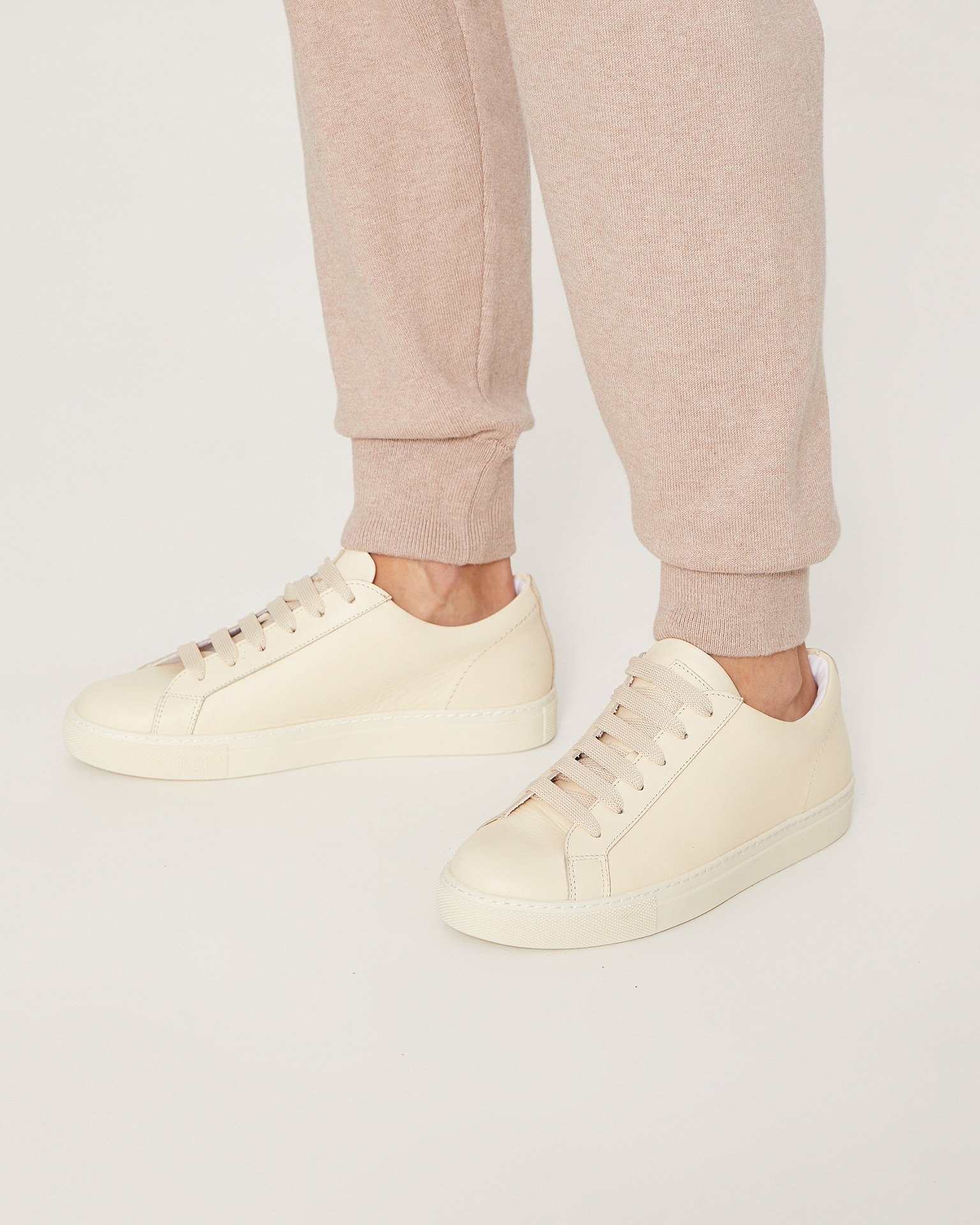 Trainers with rubber soles, Beige — photo 4