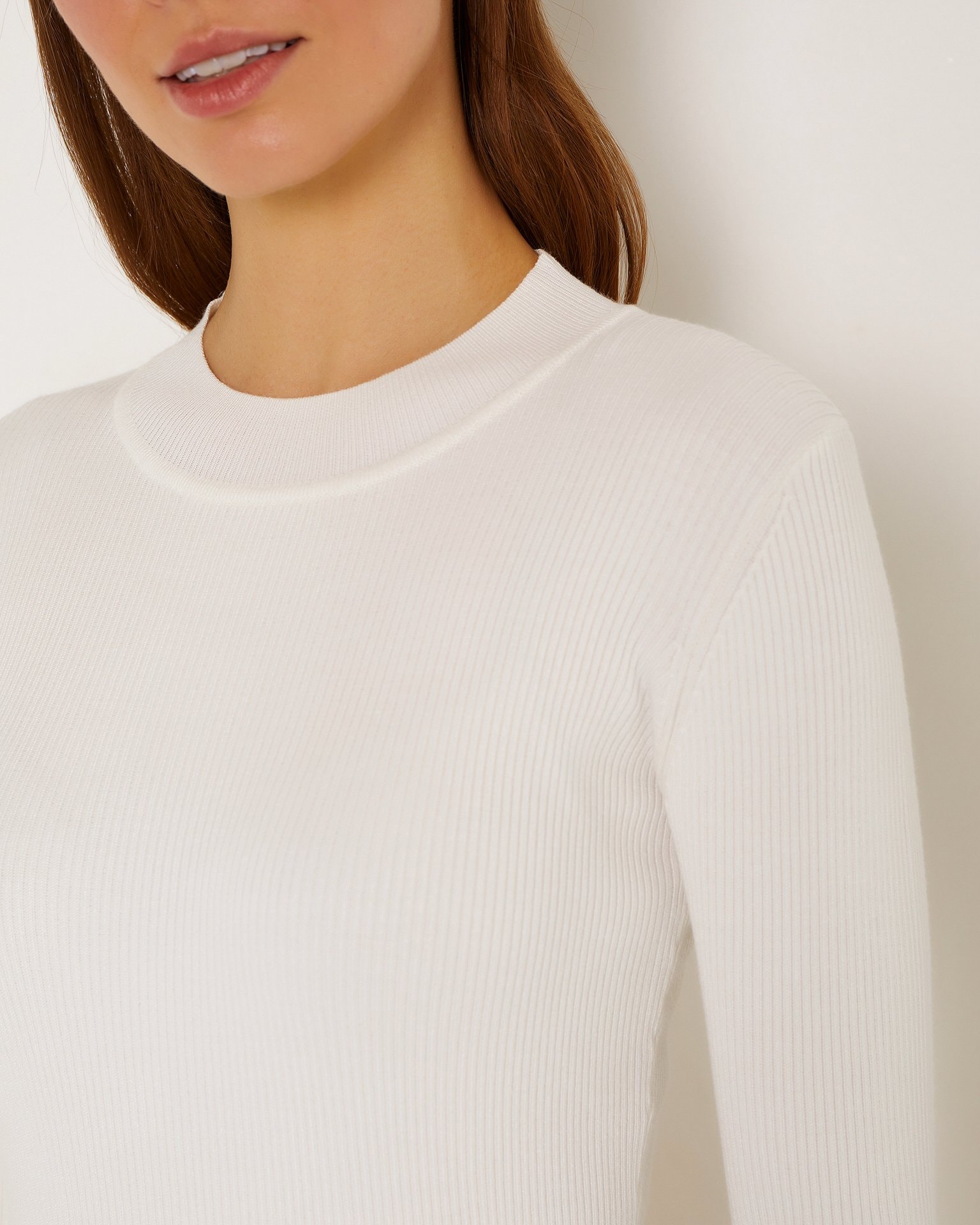 White turtleneck, Milk — photo 6