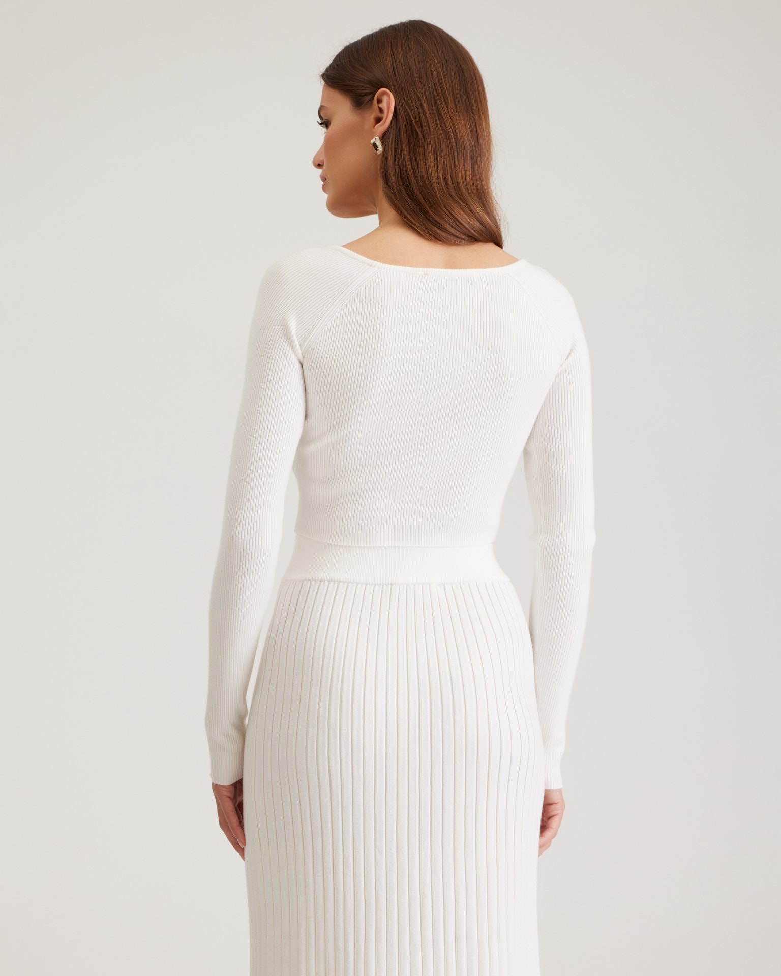 Cropped white top, White — photo 6