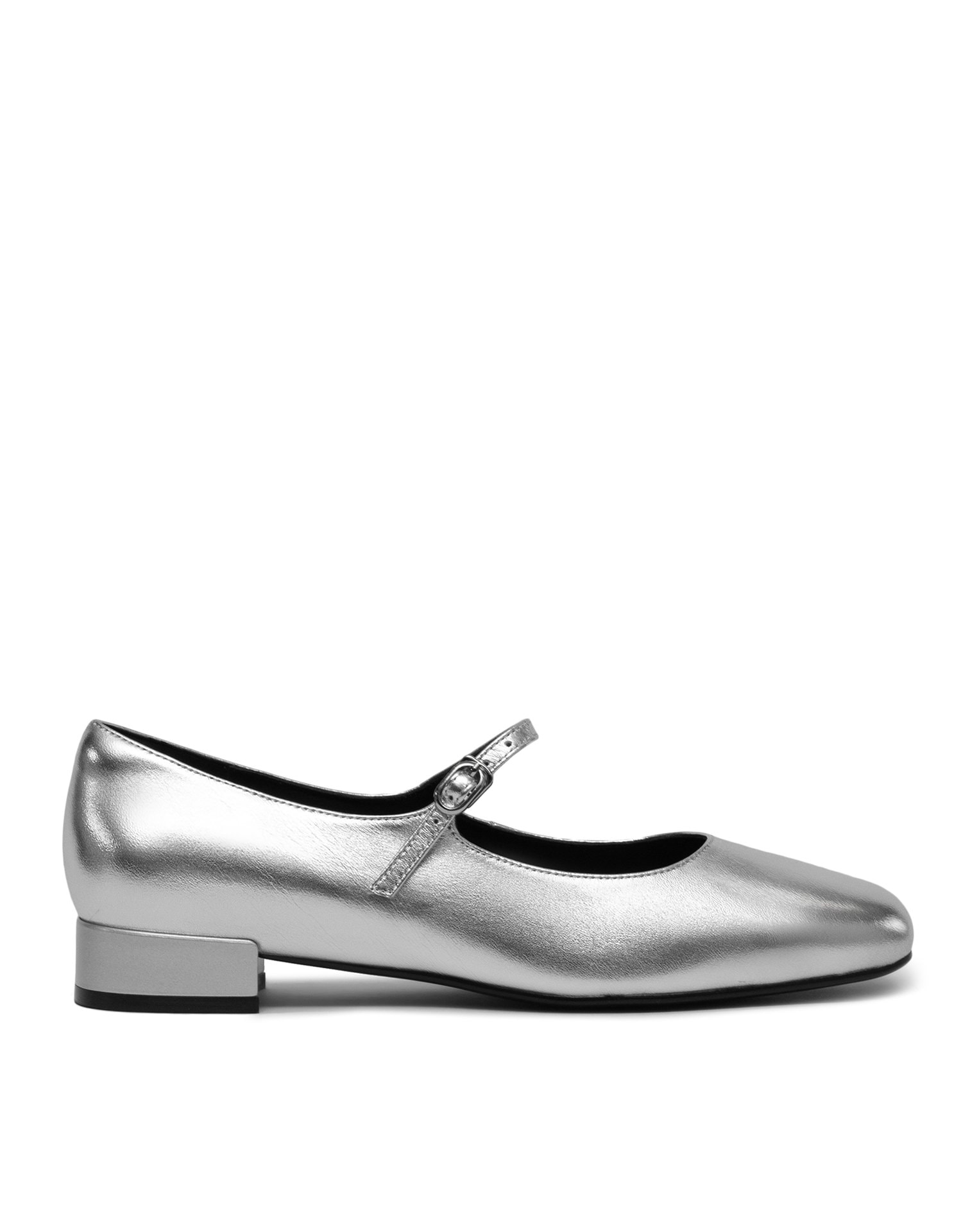 Silver Mary Jane shoes, Silver — photo 11
