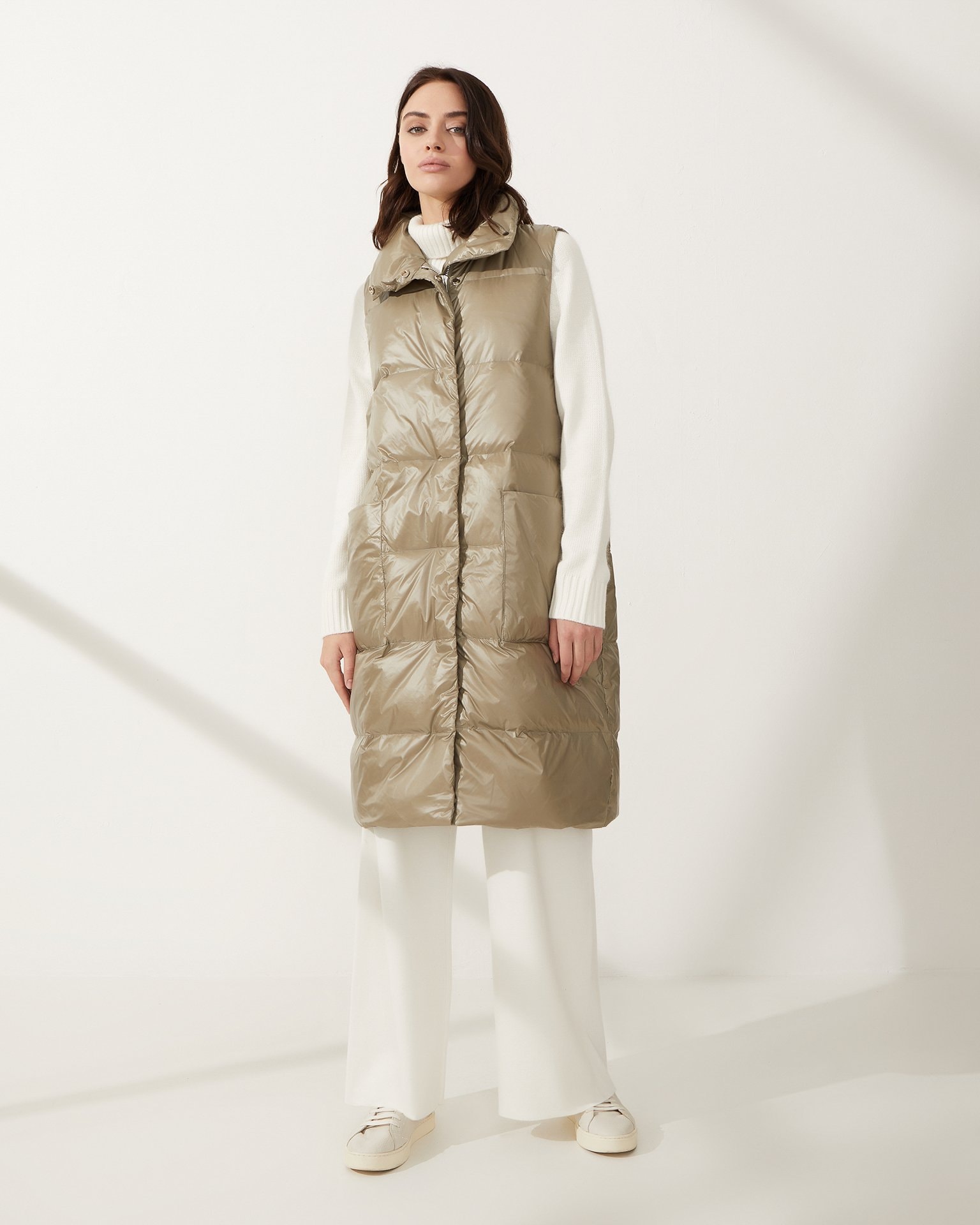 Khaki gilet, Olive — photo 2
