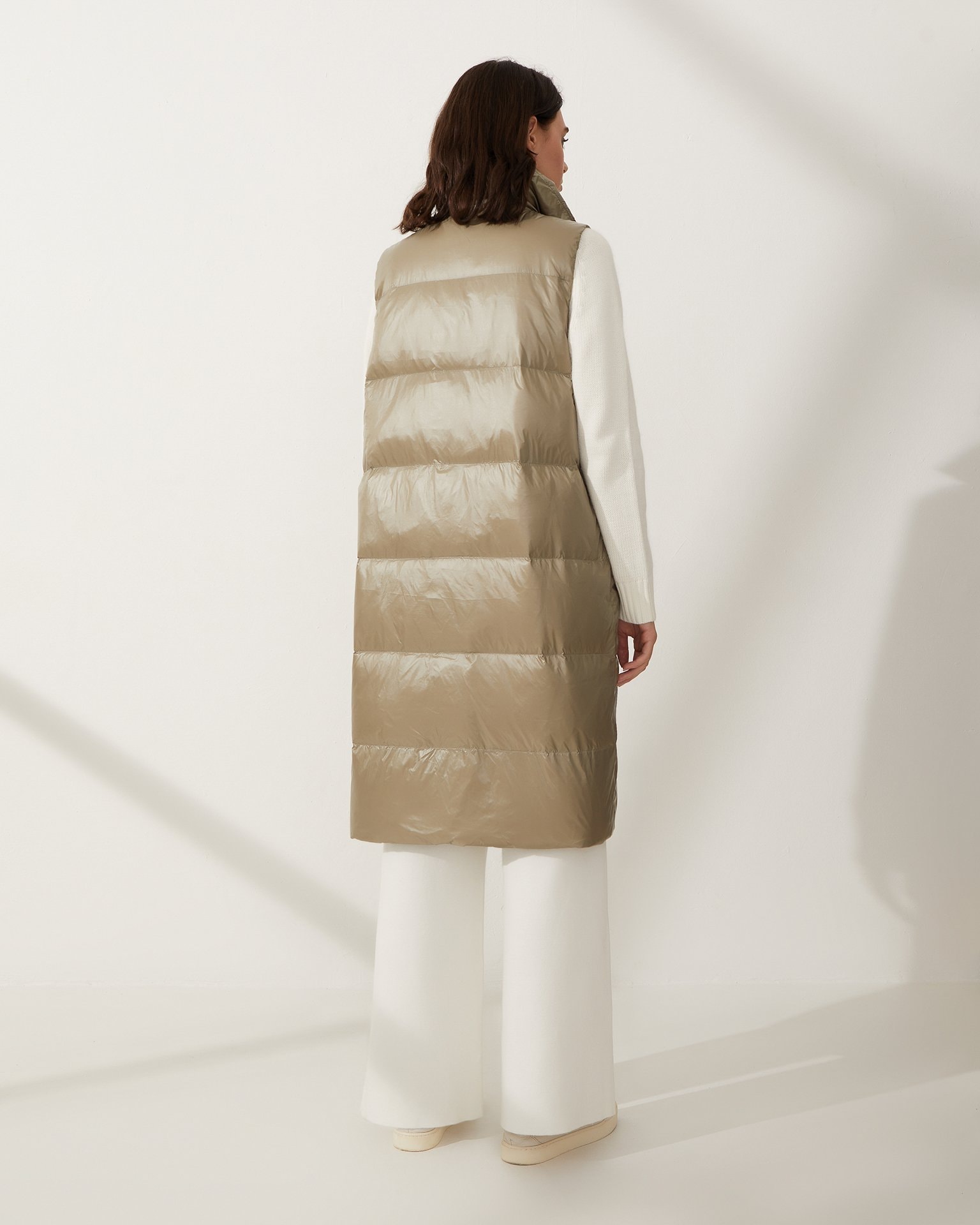 Khaki gilet, Olive — photo 3