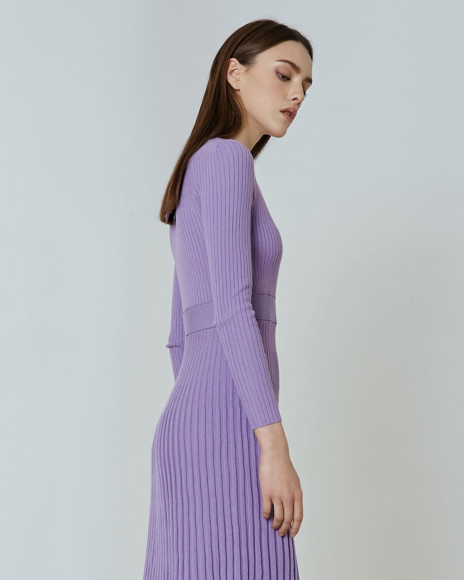 Lavender-coloured dress, Lavender — photo 4