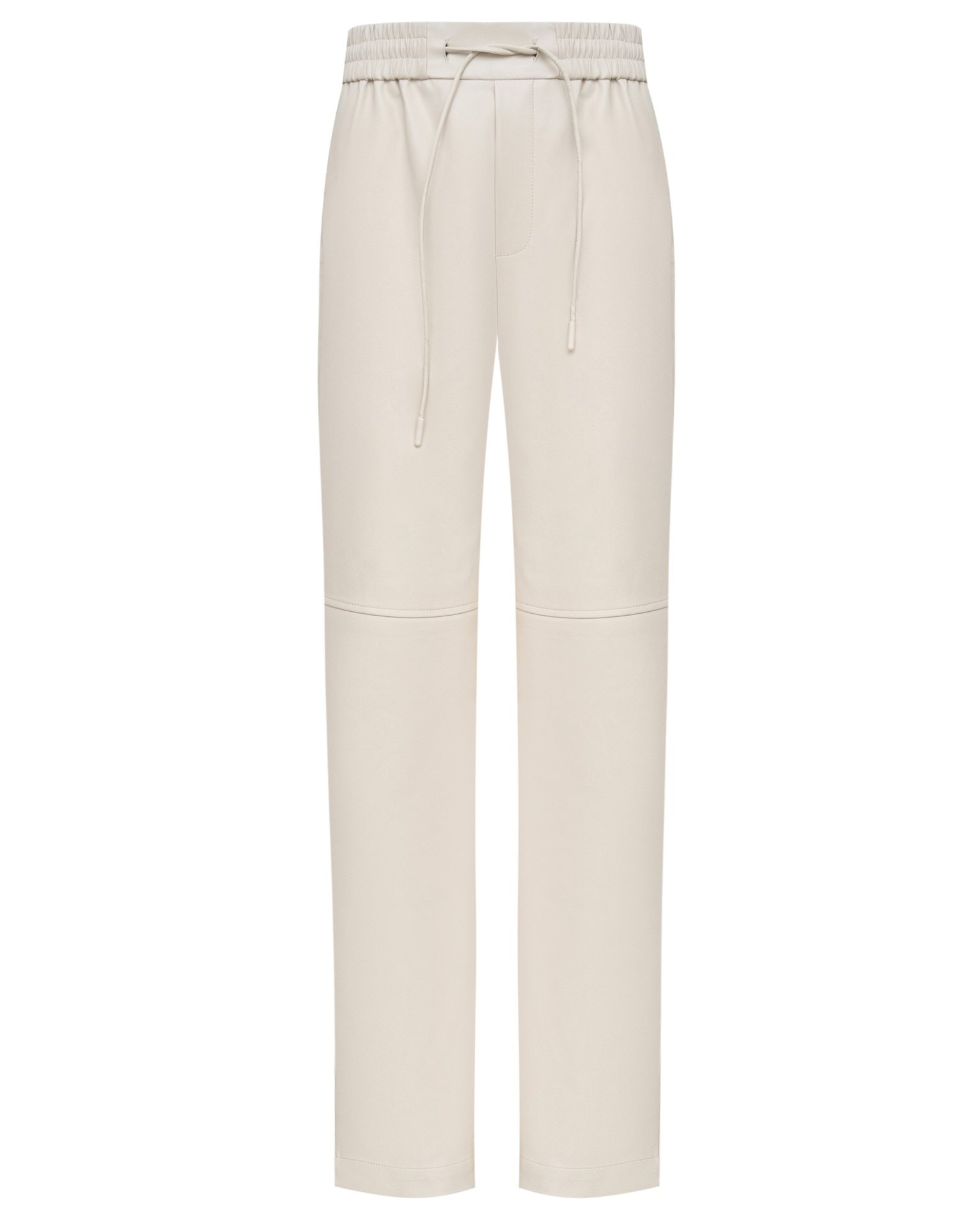 Milky faux leather trousers, Milky — photo 8