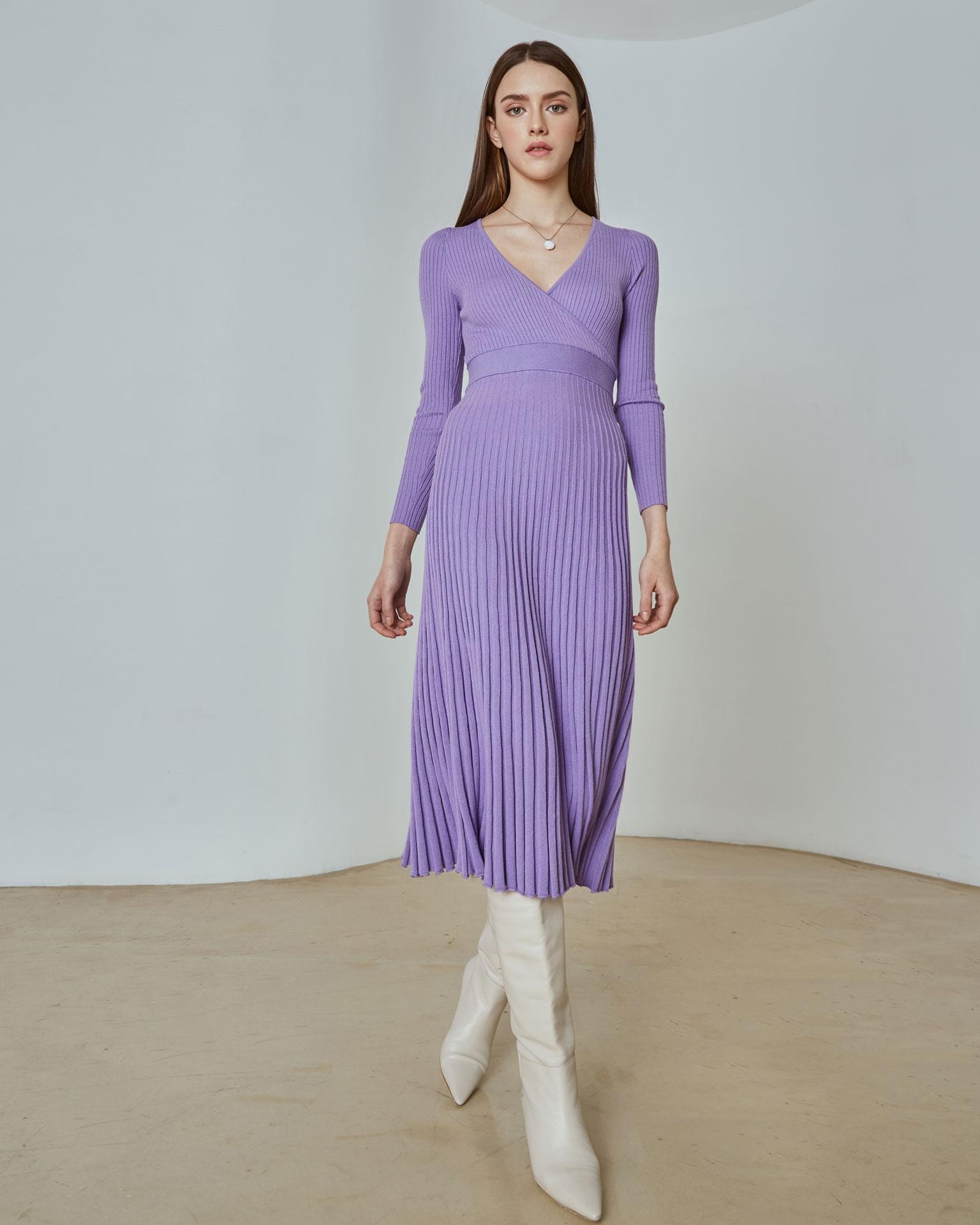 Lavender-coloured dress, Lavender — photo 3