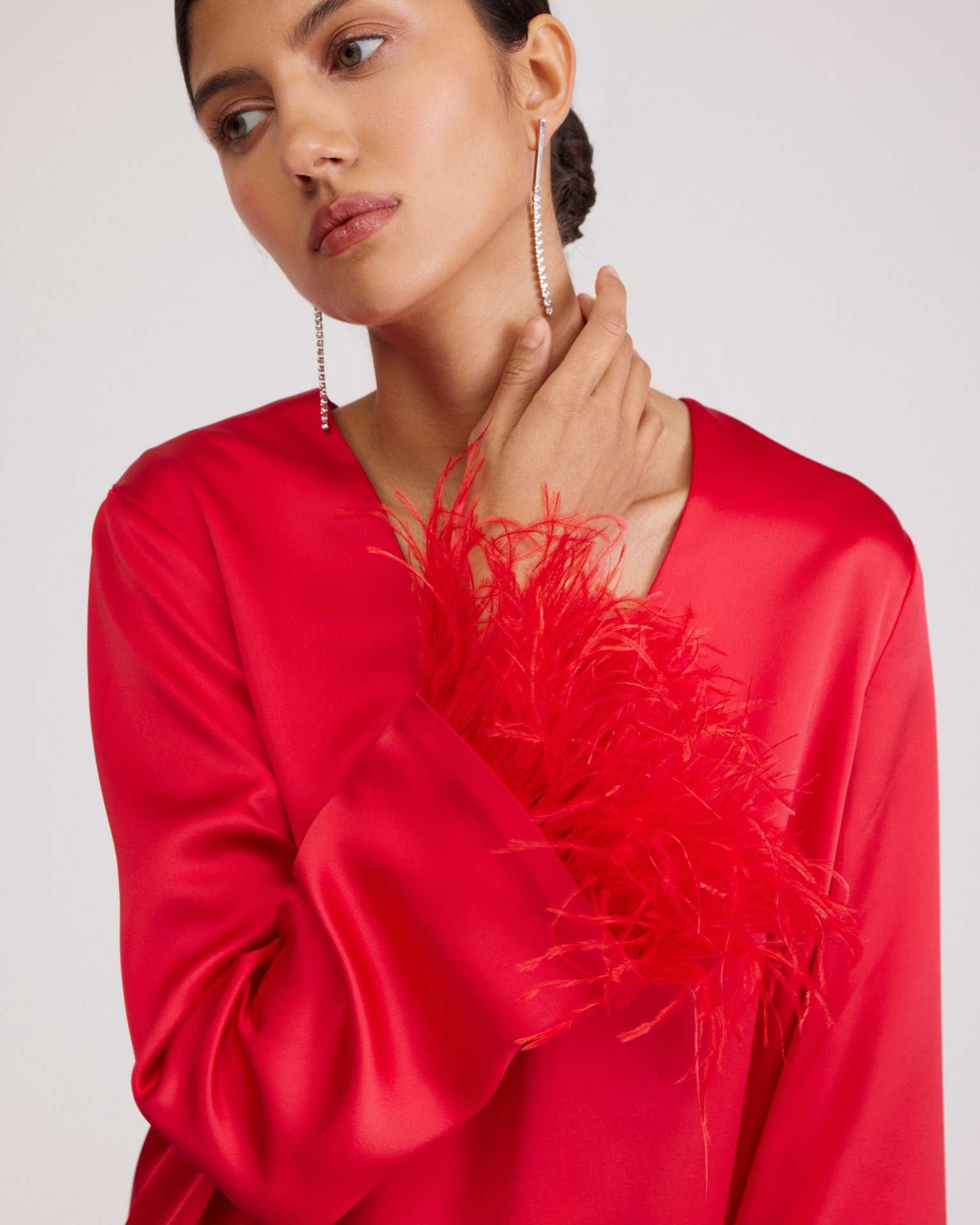 Scarlet Blouse, Red — photo 5