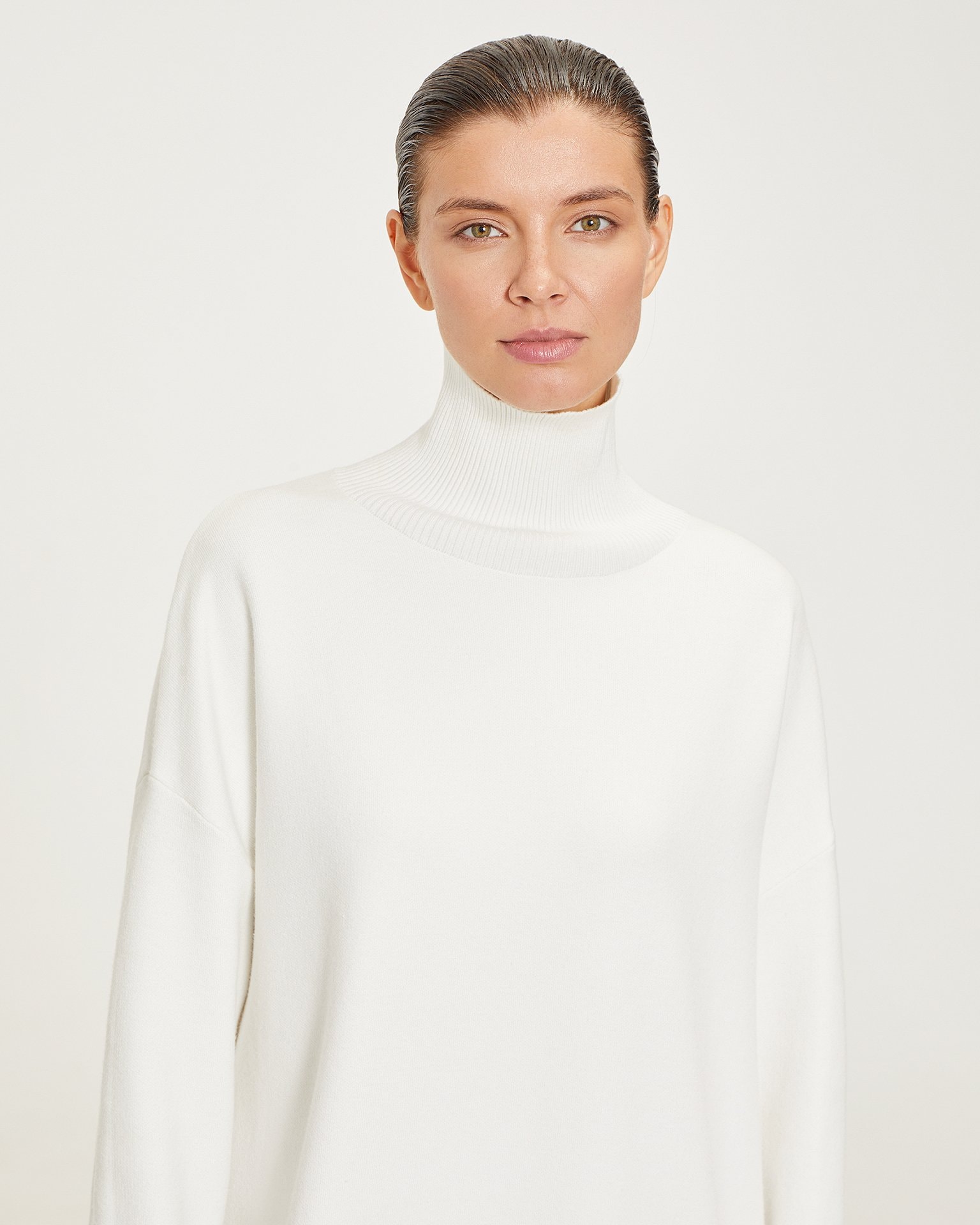 Cocoon dress, White — photo 4