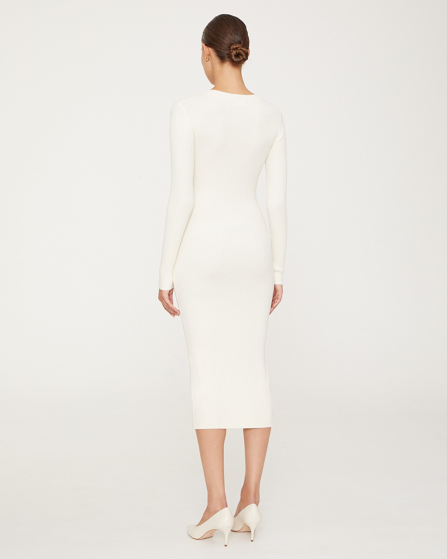 Midi-length dress, Milk — photo 3