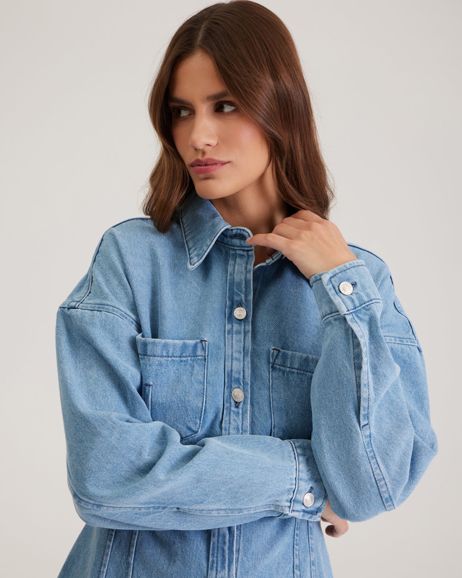 Denim dress, Blue — photo 6