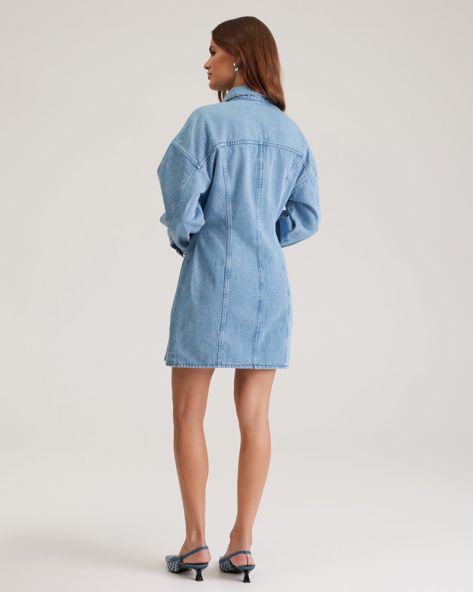 Denim dress, Blue — photo 3