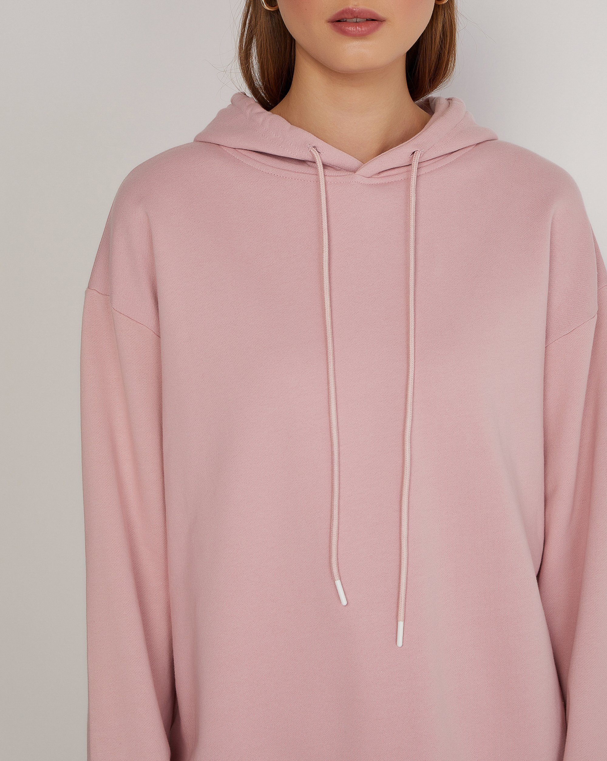 Solid Colour Hoodie, Pink — photo 5