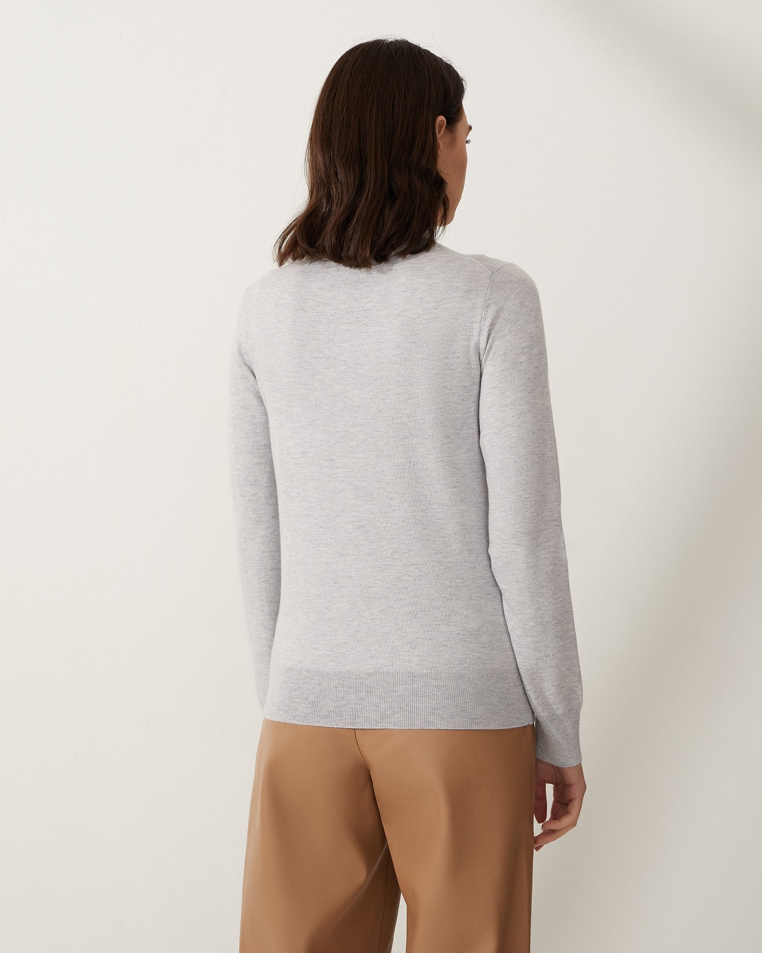 Knitted turtleneck, Grey — photo 3