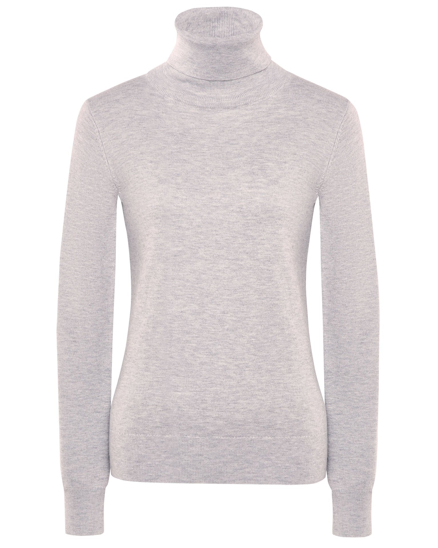 Knitted turtleneck, Grey — photo 6