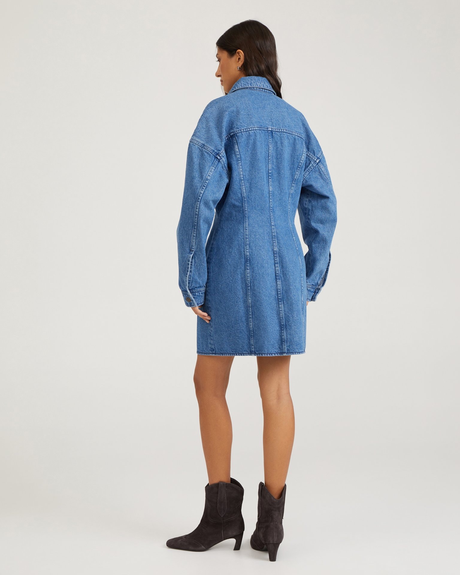 Denim dress, Blue — photo 3