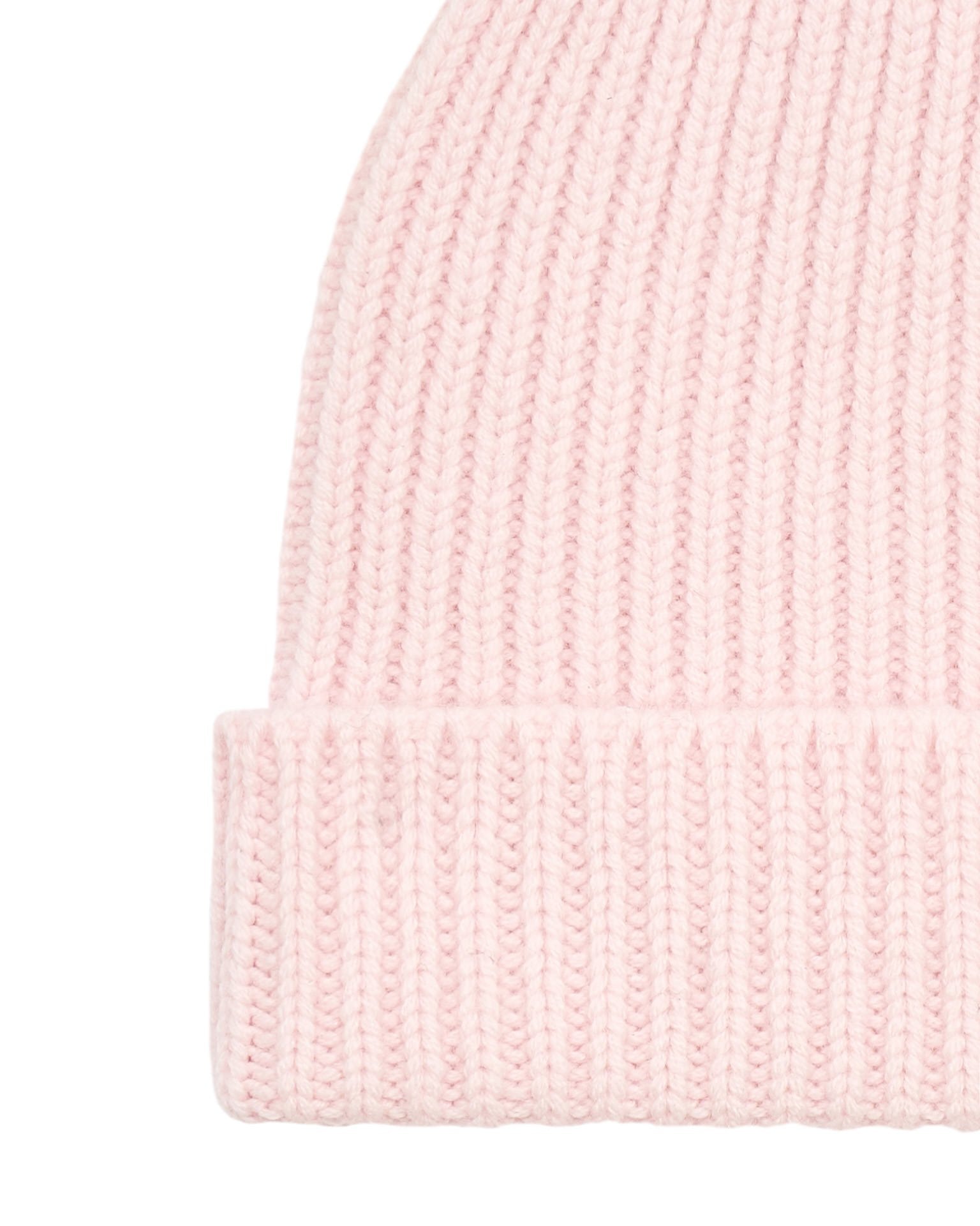 Cashmere and Wool Beanie, Pink — photo 4
