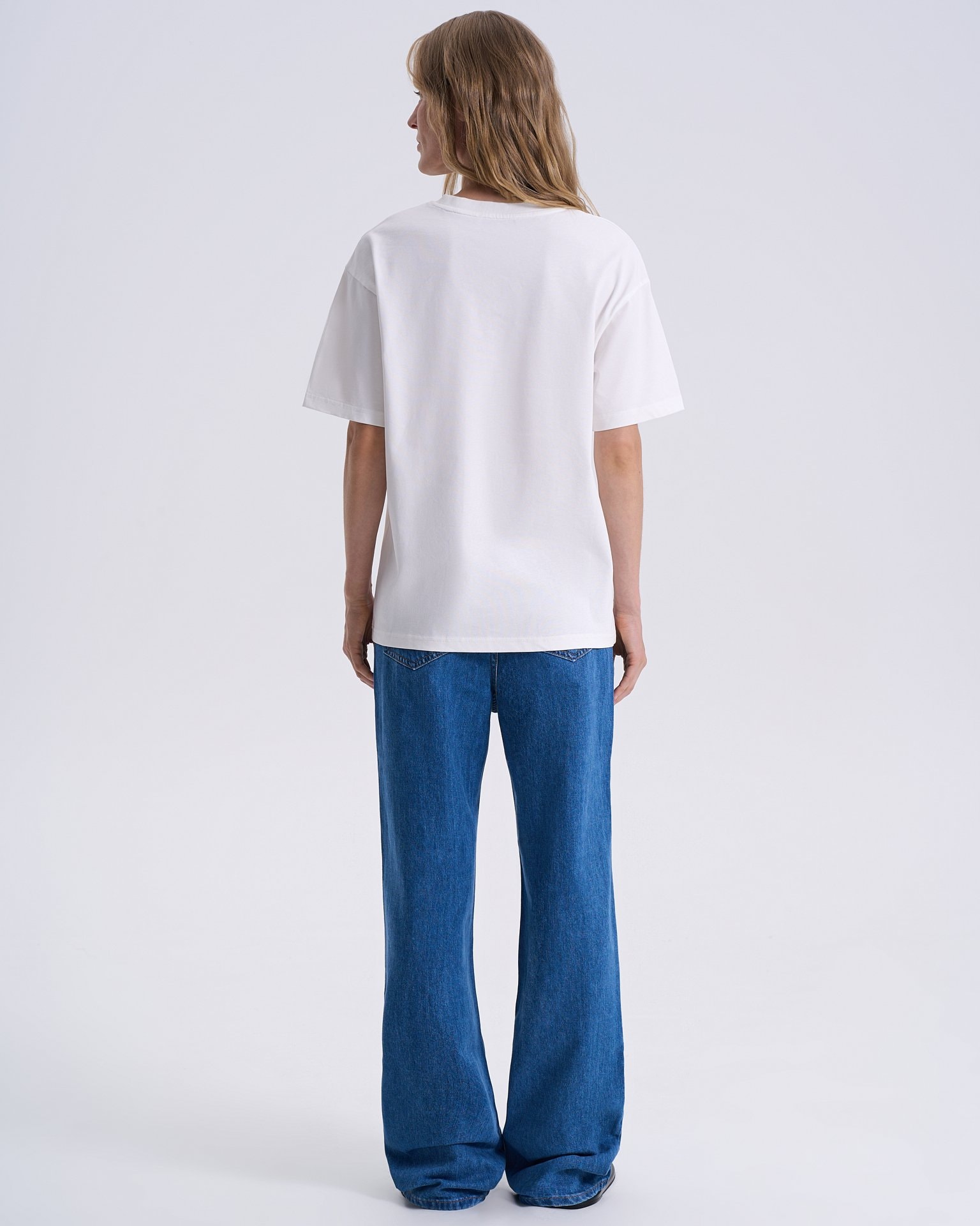 T-shirt with La fleur de ma vie embroidery, White — photo 3